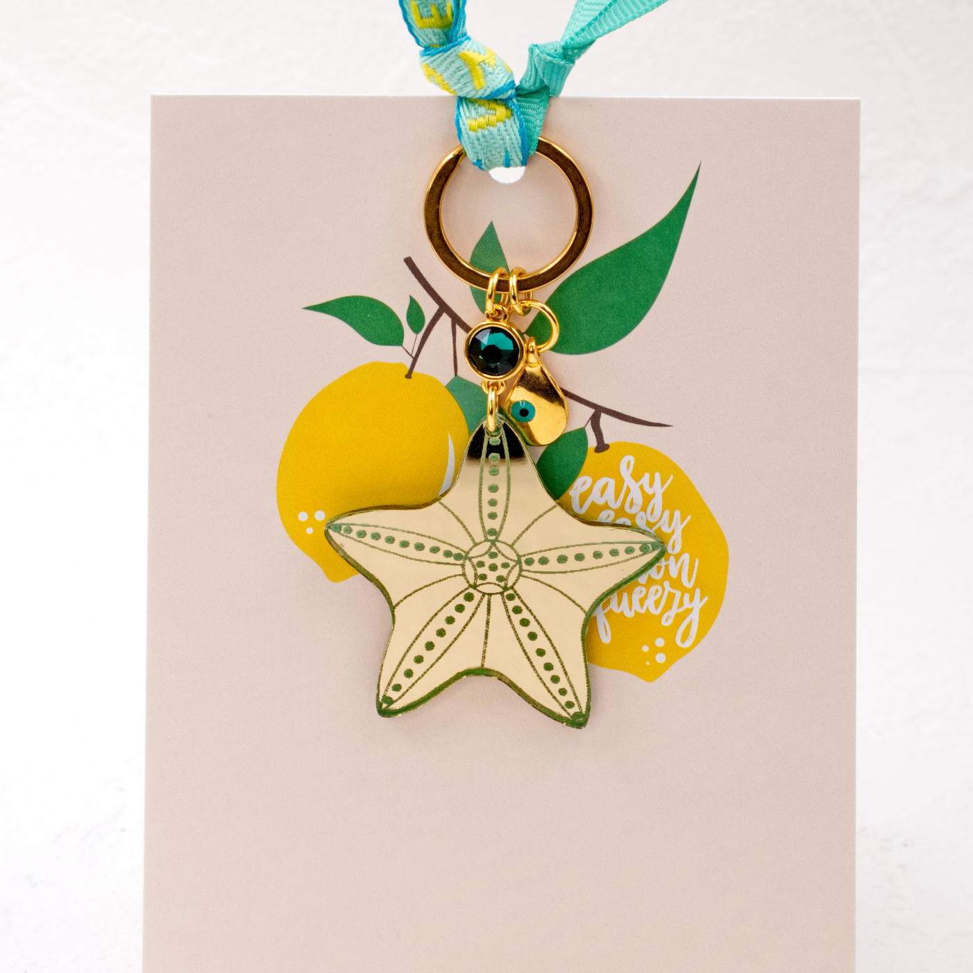 Summer Collection Starfish Keychain