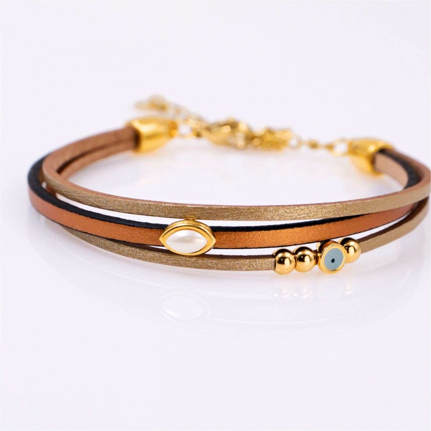 Lucky Bracelet 2026 – Enamelled Evil Eye and Pearl — Pendants & charms from Toolittle — additional view 6