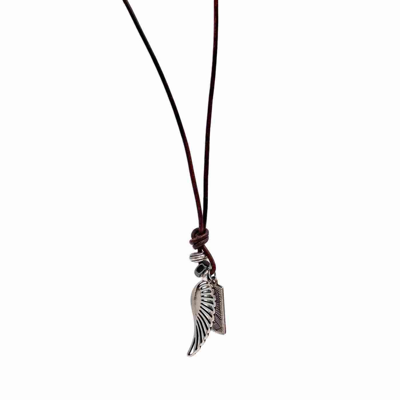 Men's necklace Feather — Necklaces from Toolittle — additional view 4