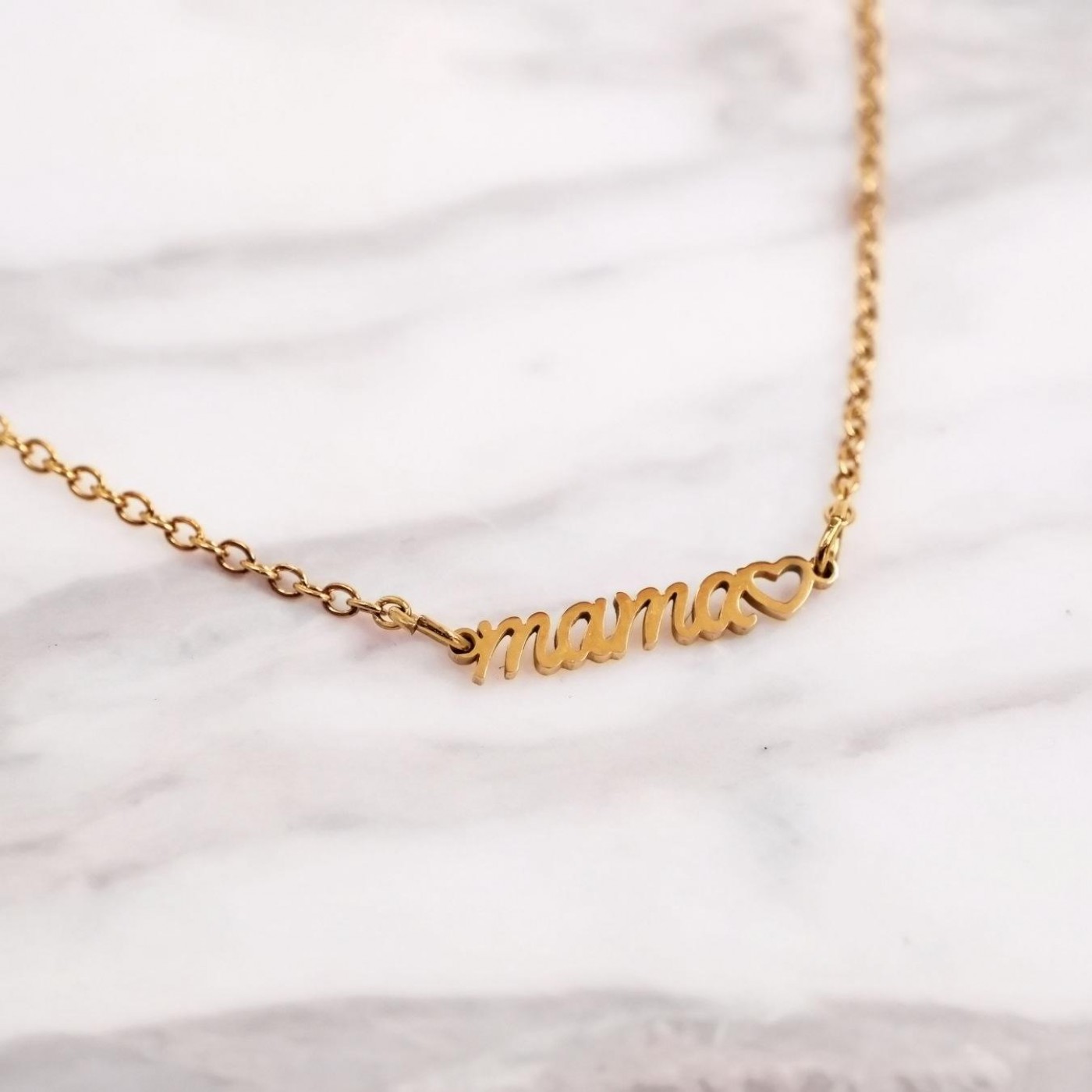 Mama Short Necklace | Stainless Steel — Necklaces from Toolittle — additional view 2