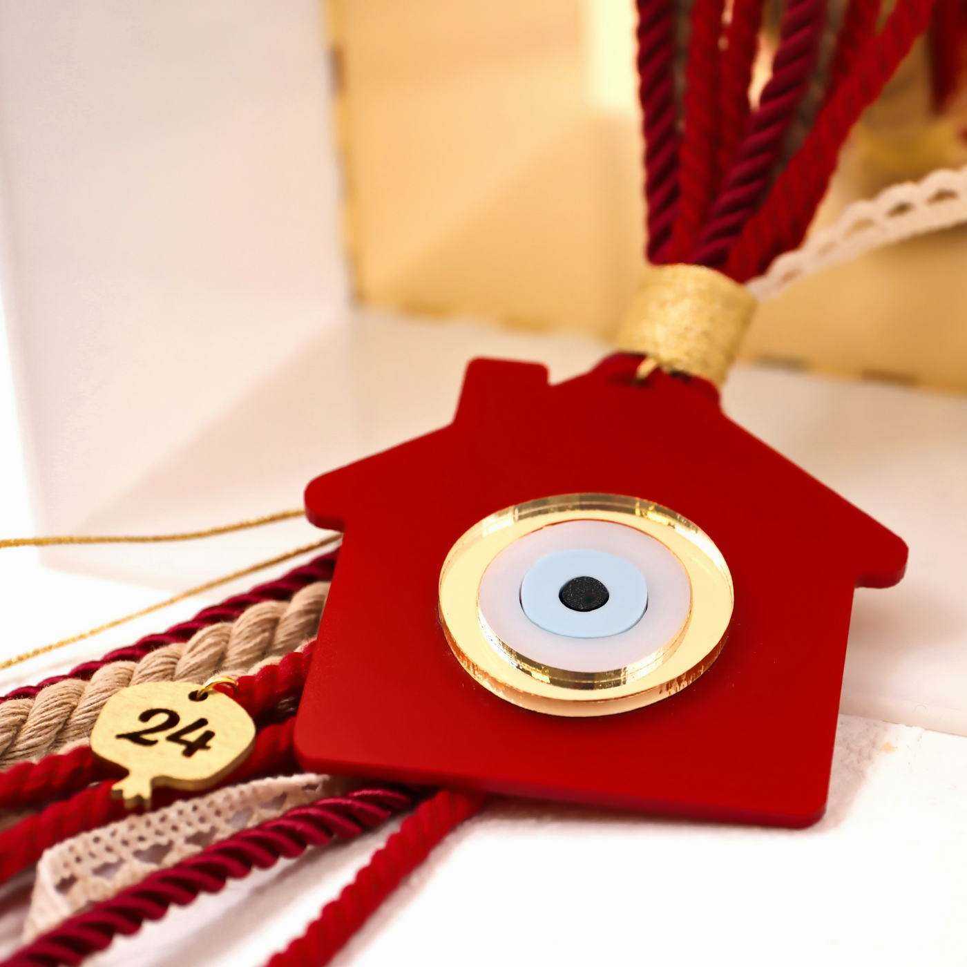 2026 Hanging Lucky Charm with House — Pendants & charms from Toolittle — additional view 3