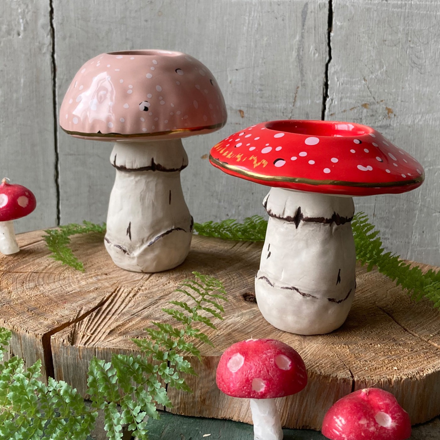 Forage Mushroom Tea Light Holder — Decorative objects from Toolittle — additional view 2