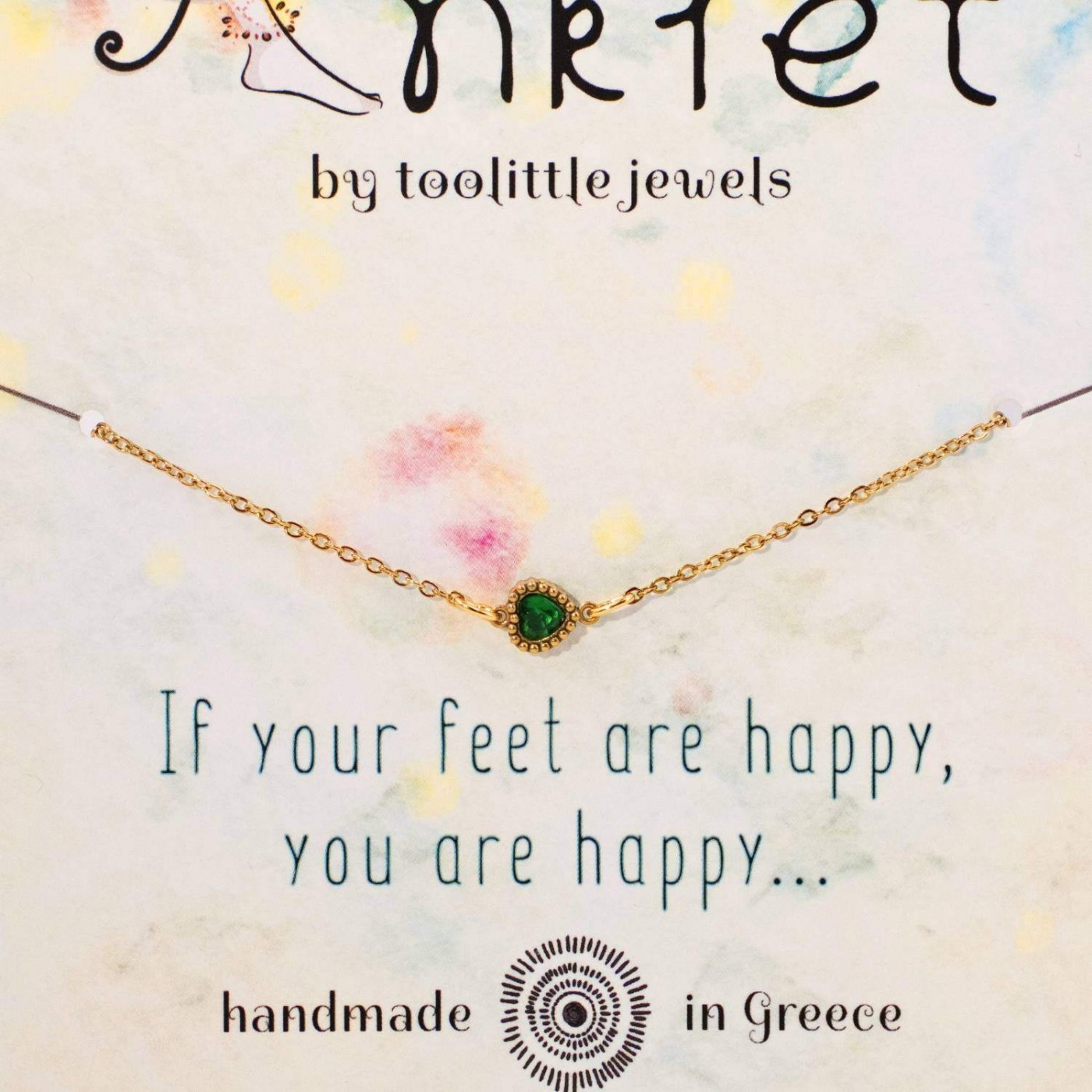 Inox Heart Chain Anklet — Anklets from Toolittle — additional view 3