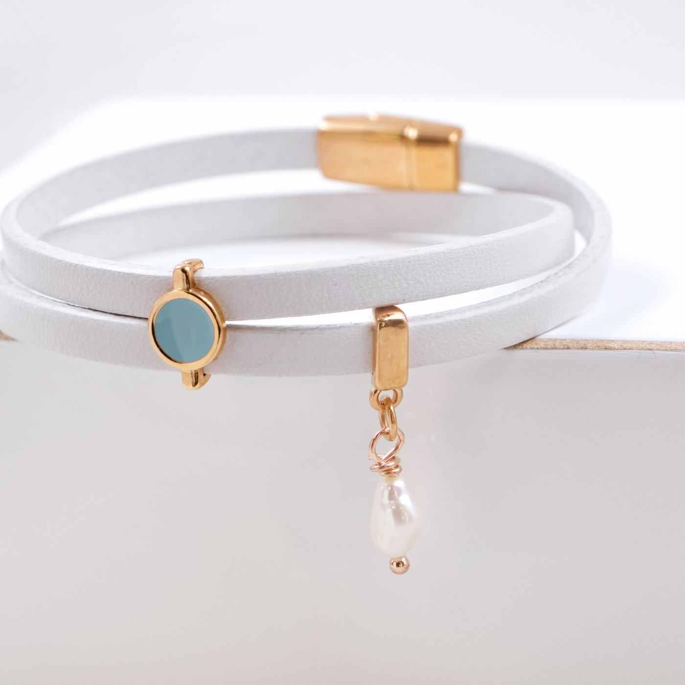 Double-wrapped Leather Bracelet — Bracelets from Toolittle — additional view 2