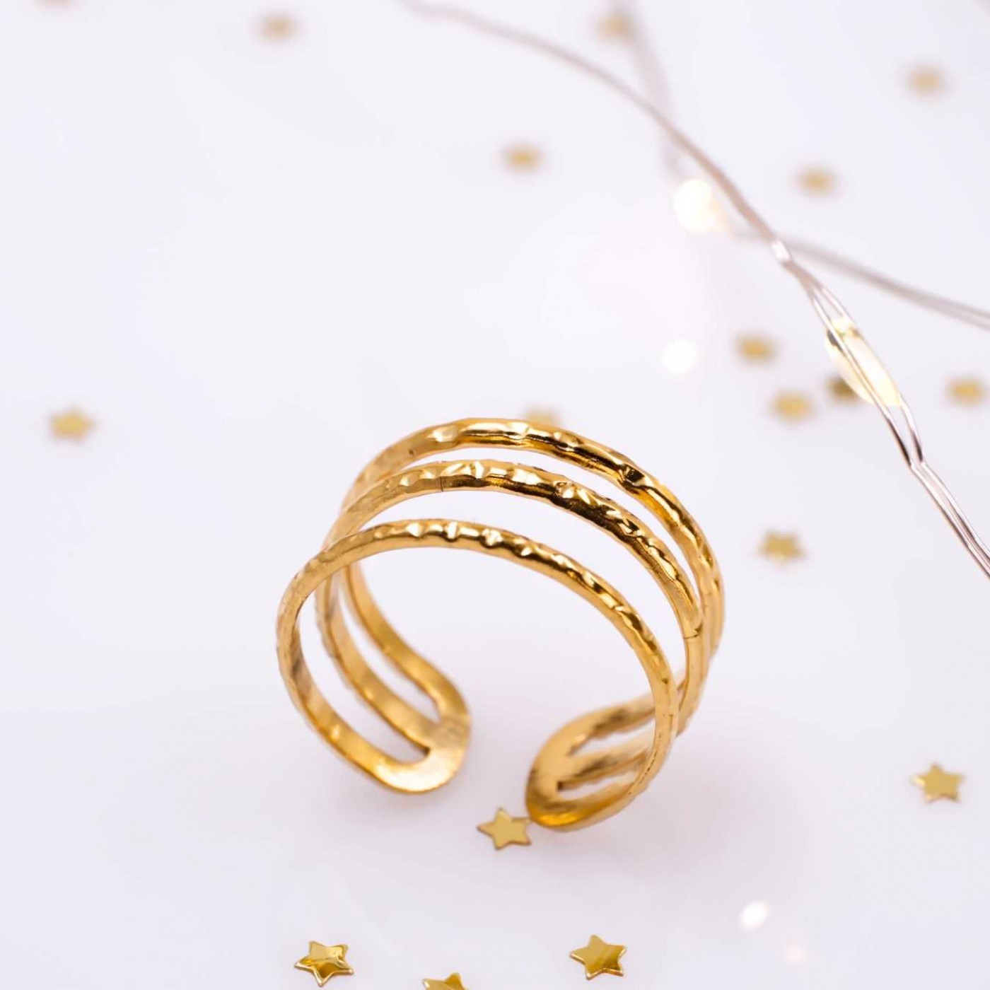 Gold-Plated Stainless Steel Ring — Rings from Toolittle — additional view 4