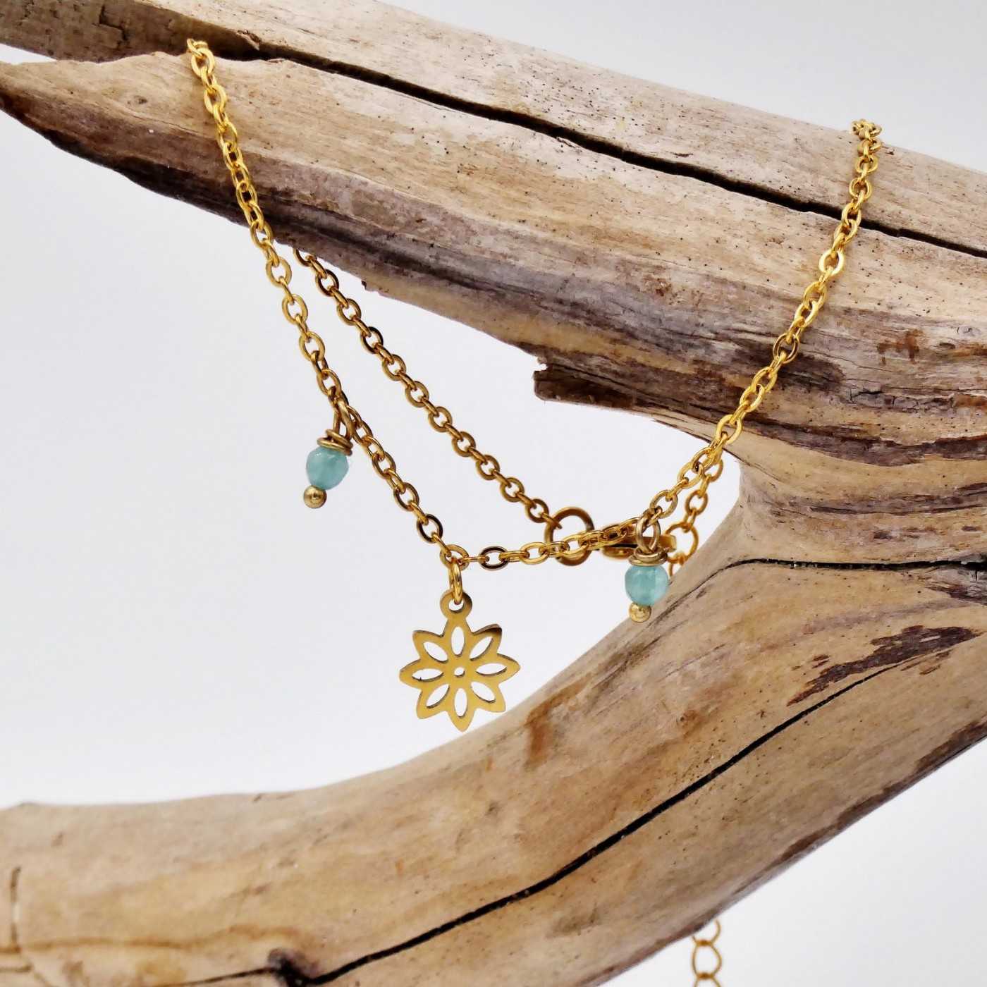 Golden Staybright stainless steel Anklet — Anklets from Toolittle — additional view 5