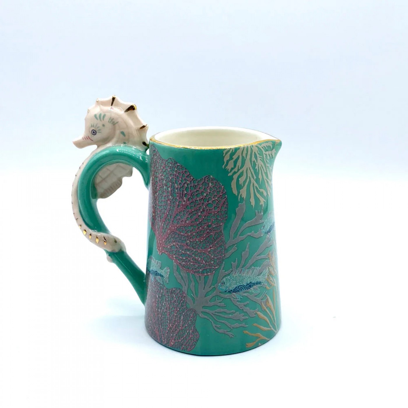 Coral Seahorse Jug — Ceramics & pottery from Toolittle — additional view 3
