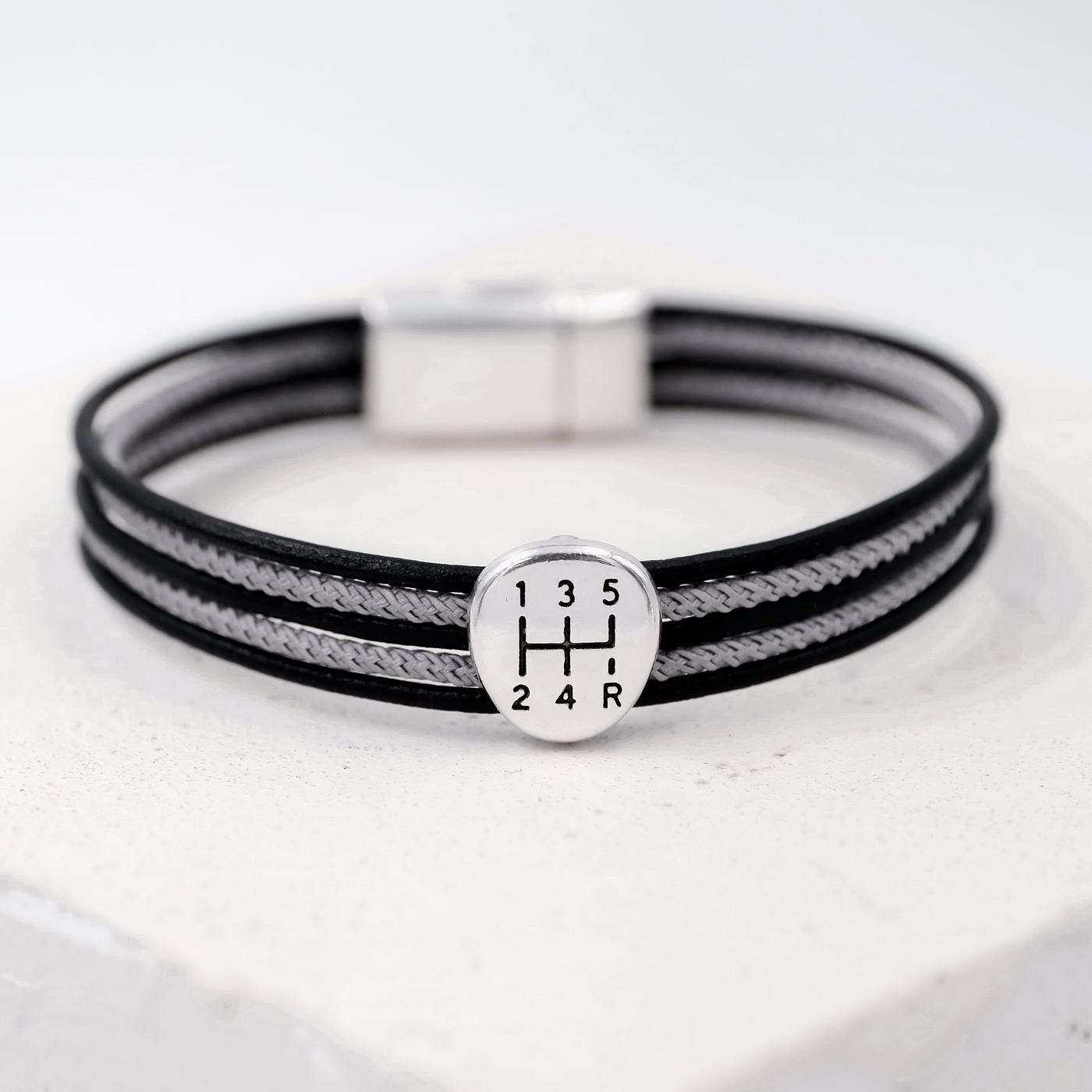 Men's leather bracelet Journey