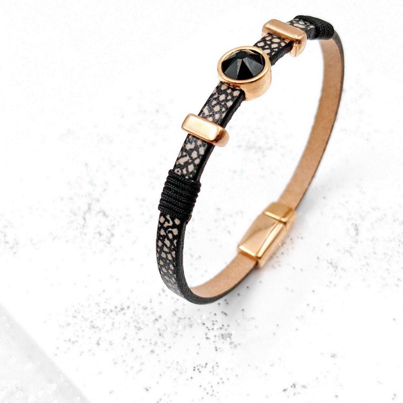 Peaky Leather bracelet — Bracelets from Toolittle — additional view 4