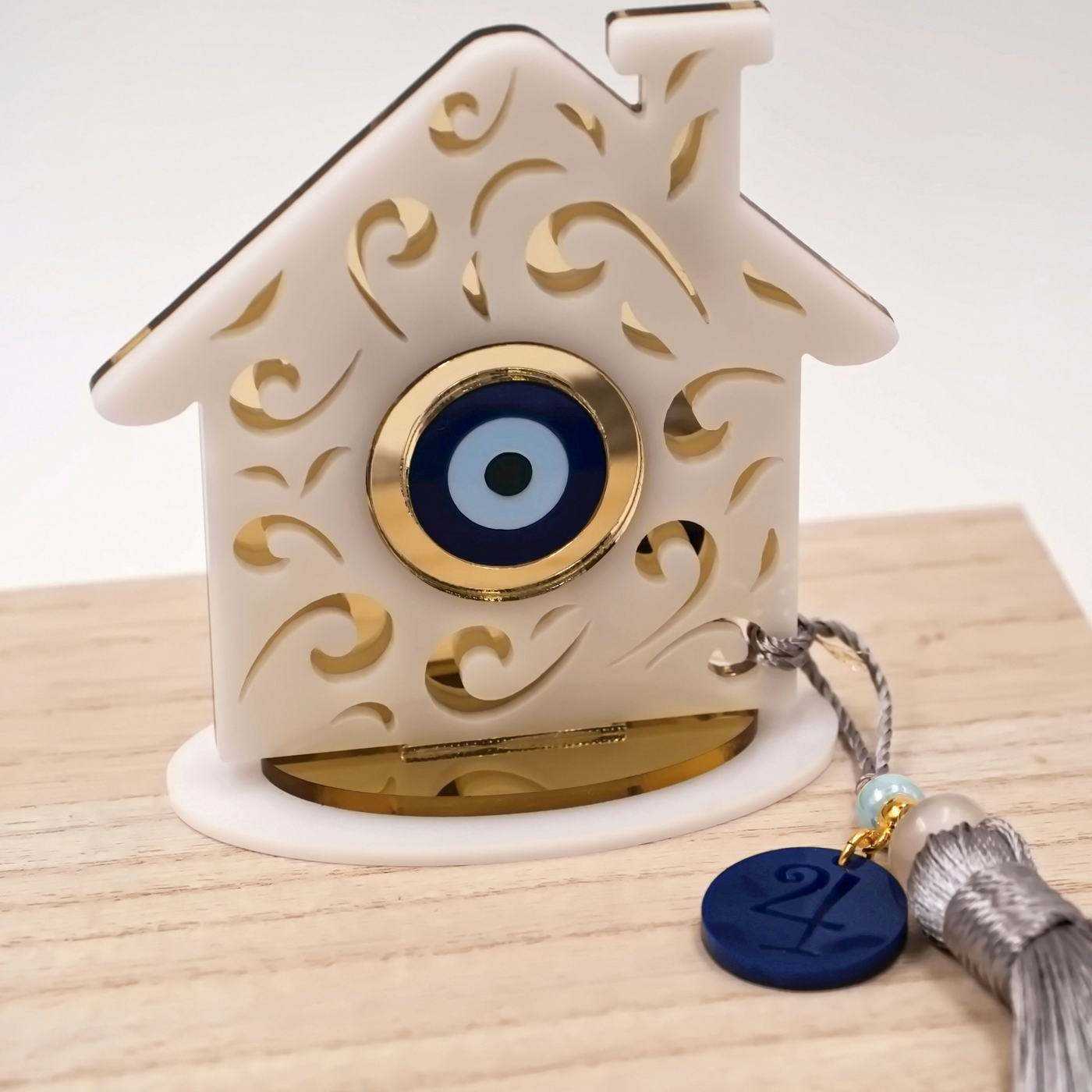 2026 Plexiglass Lucky Charm "House with Evil Eye" — Pendants & charms from Toolittle — additional view 3