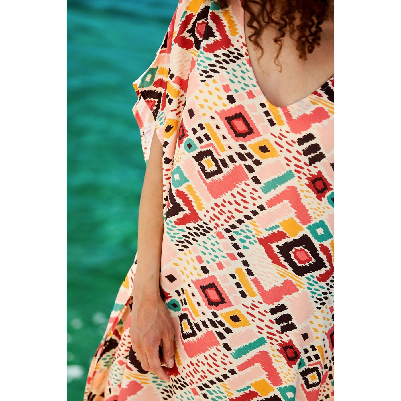 KOKKOSAMMOU Maxi caftan Mexico — Dresses from Toolittle — additional view 7