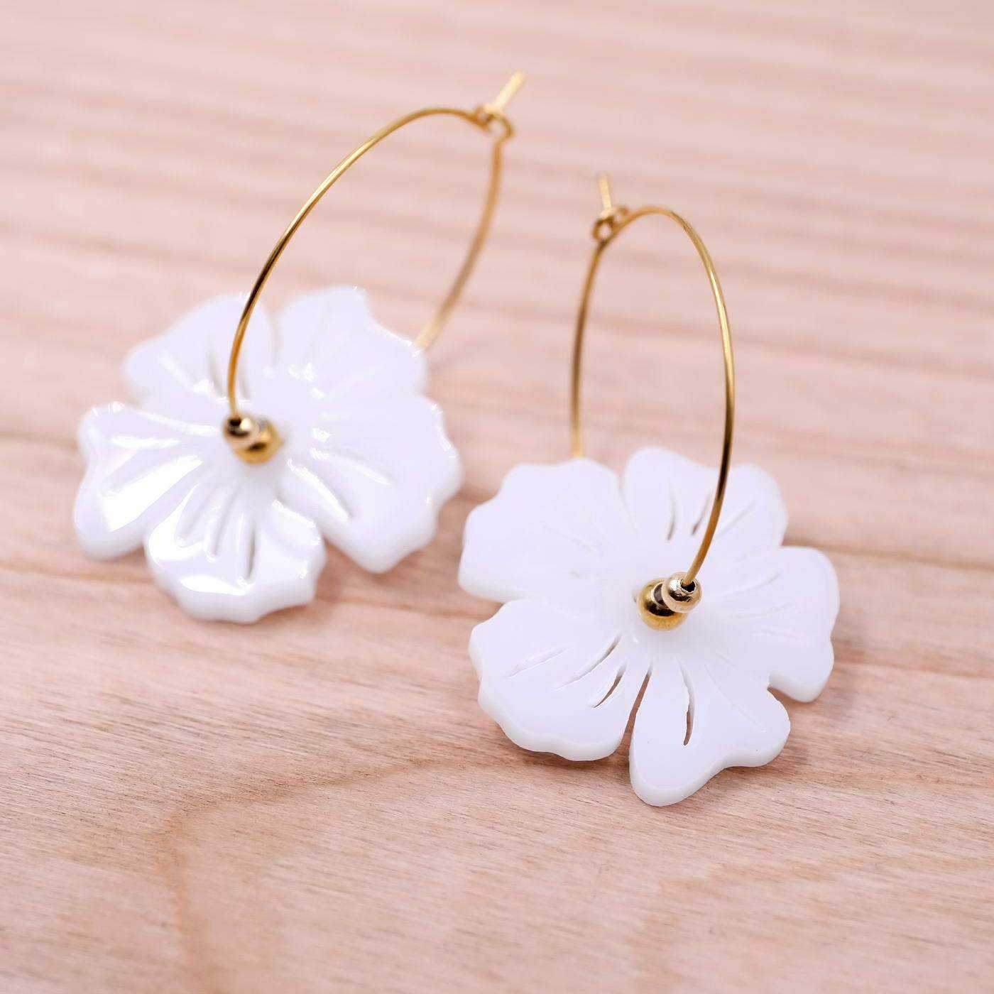 Inox earrings Nature Collection — Earrings from Toolittle — additional view 2