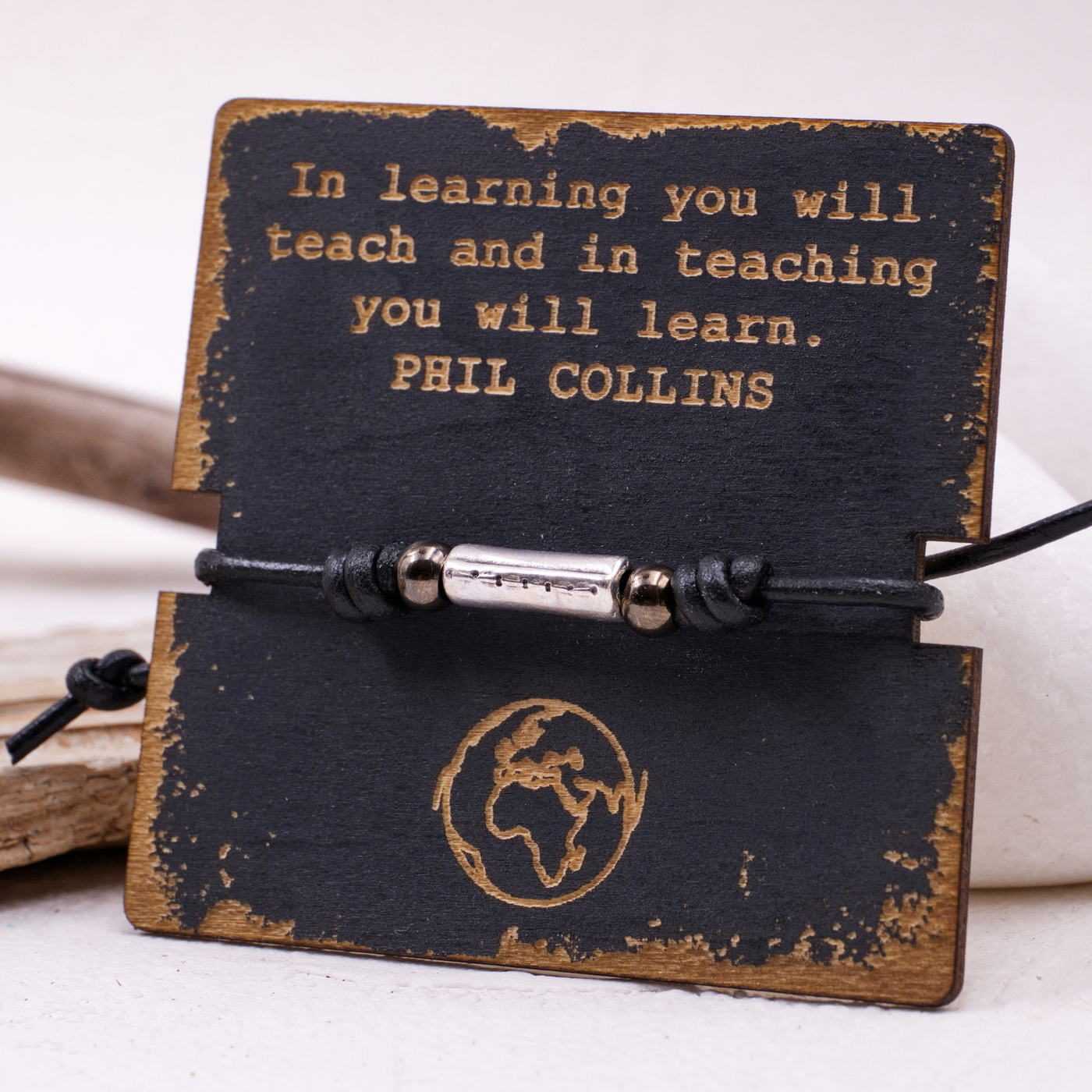 Men's bracelet Vintage Tag for Teachers — Bracelets from Toolittle — additional view 2