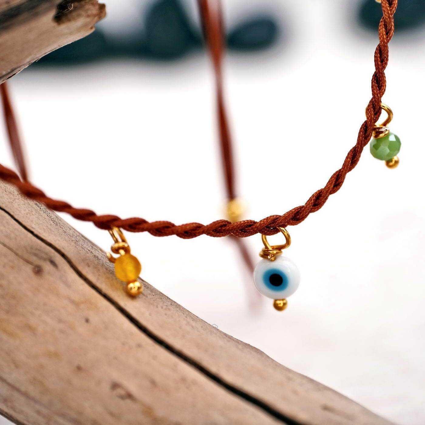 Boho Tiny braided anklet — Anklets from Toolittle — additional view 3