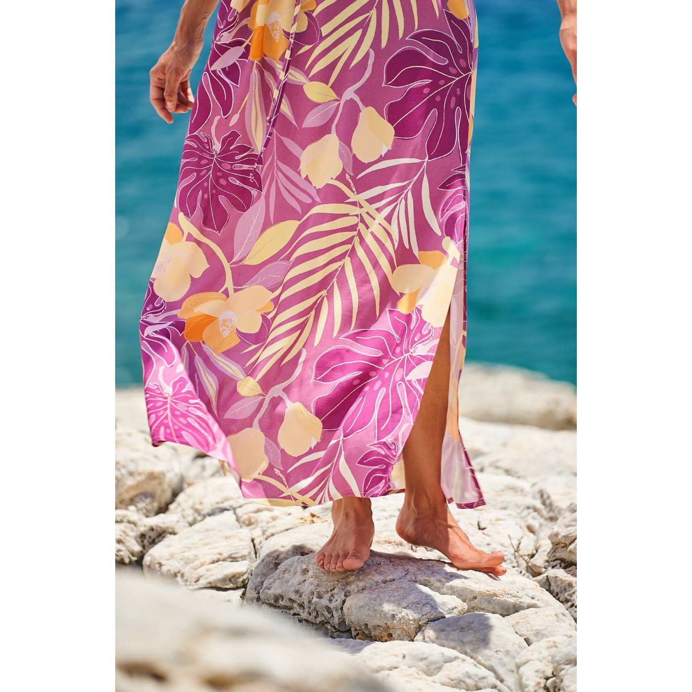 KOKKOSAMMOU Caftan-dress Peach Fuzz — Dresses from Toolittle — additional view 6