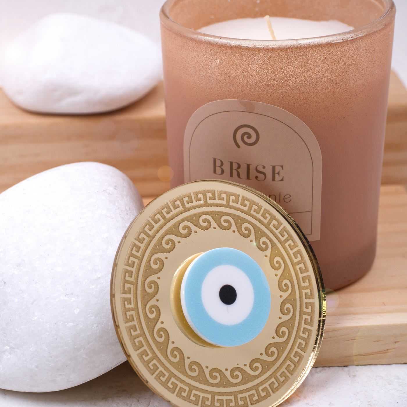 Good Luck Scented Candle - Greek Patterns
