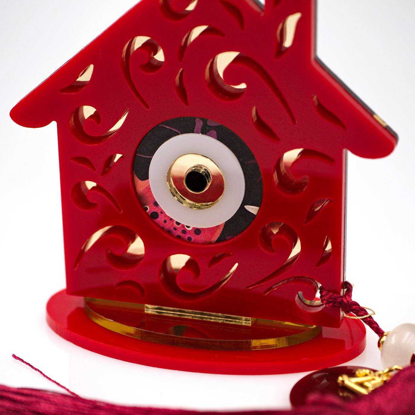 Plexiglass Lucky Charm "House with Evil Eye" — Pendants & charms from Toolittle — additional view 2