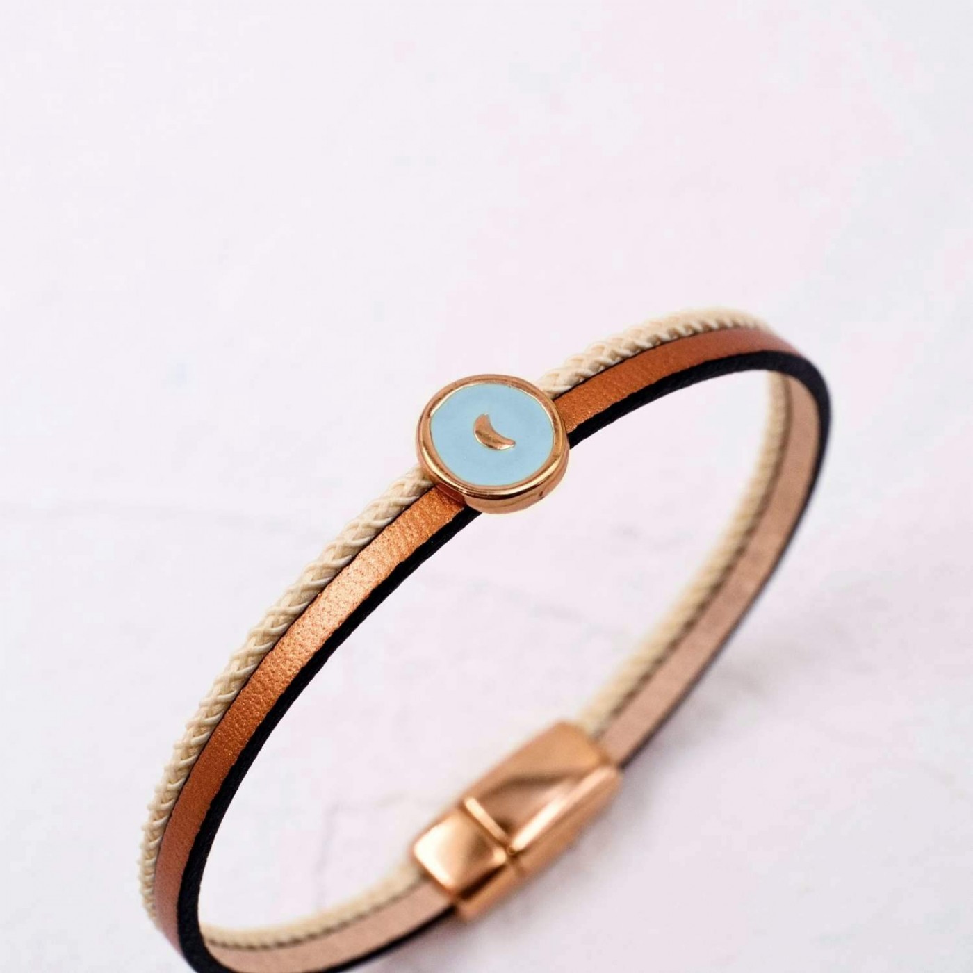 Enamel Leather Bracelet — Bracelets from Toolittle — additional view 2