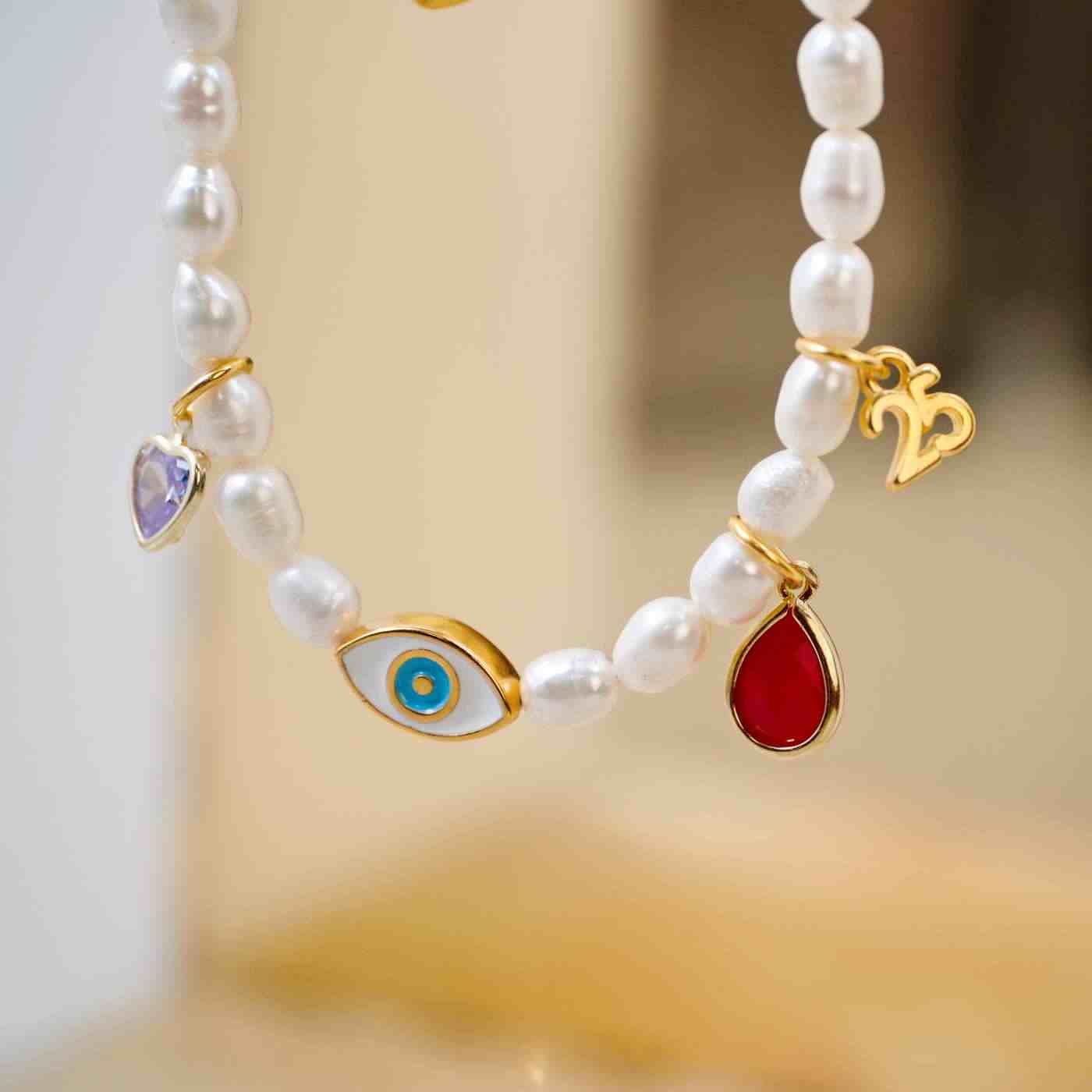 Fresh Water Pearls Lucky Bracelet — Pendants & charms from Toolittle — additional view 4