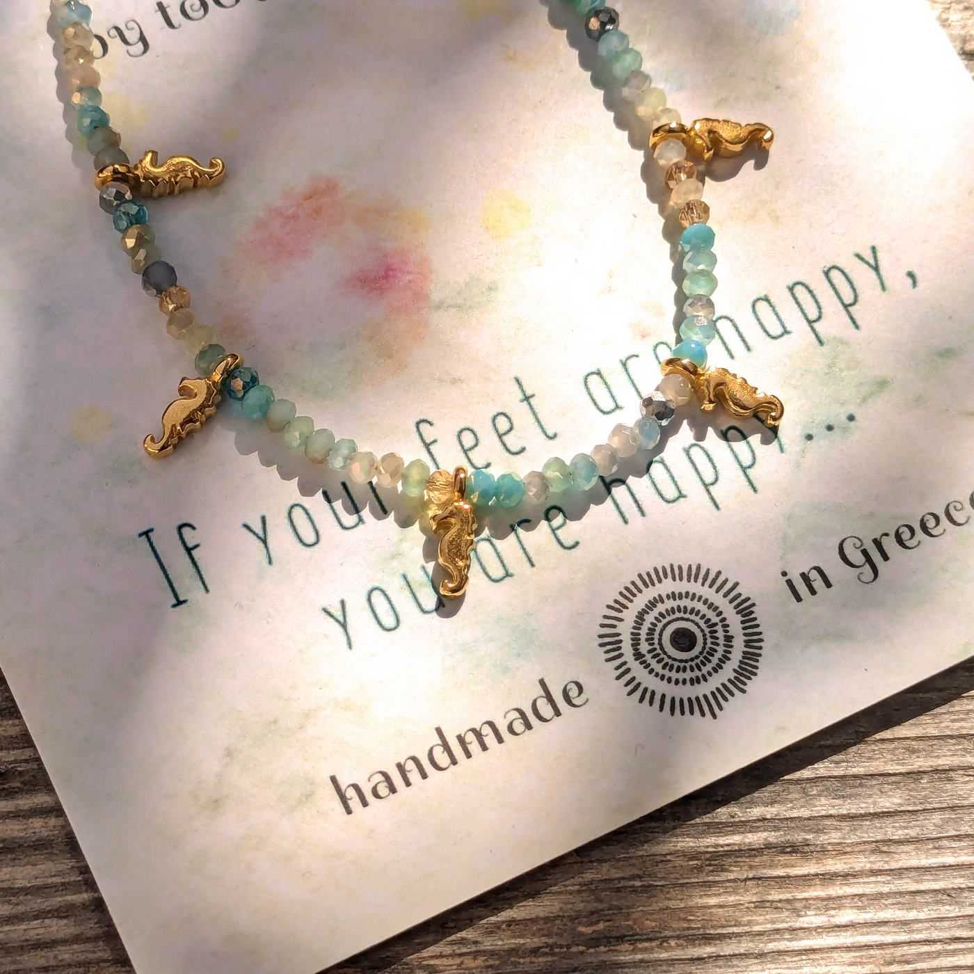 Seahorse Ankle Bracelet — Anklets from Toolittle — additional view 2