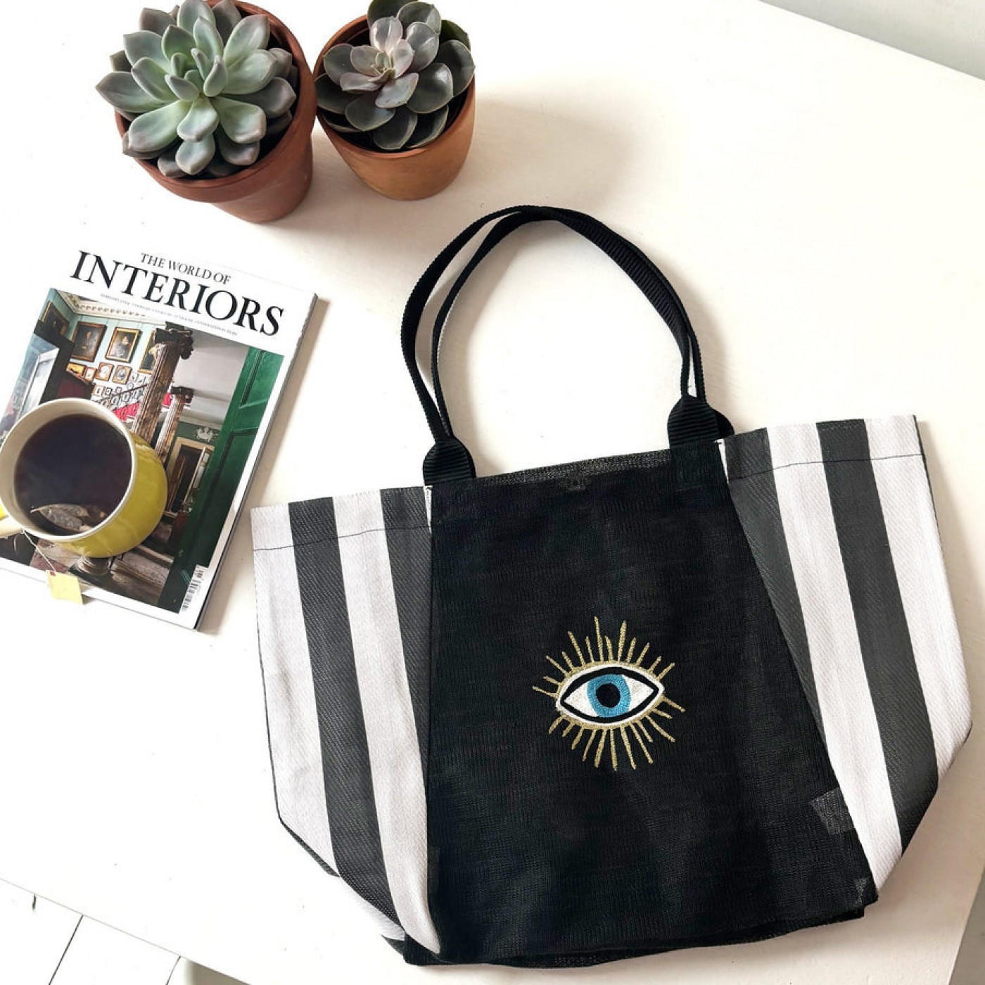 Glimmer Eye Recycled Shopper — Bags & purses from Toolittle — additional view 2