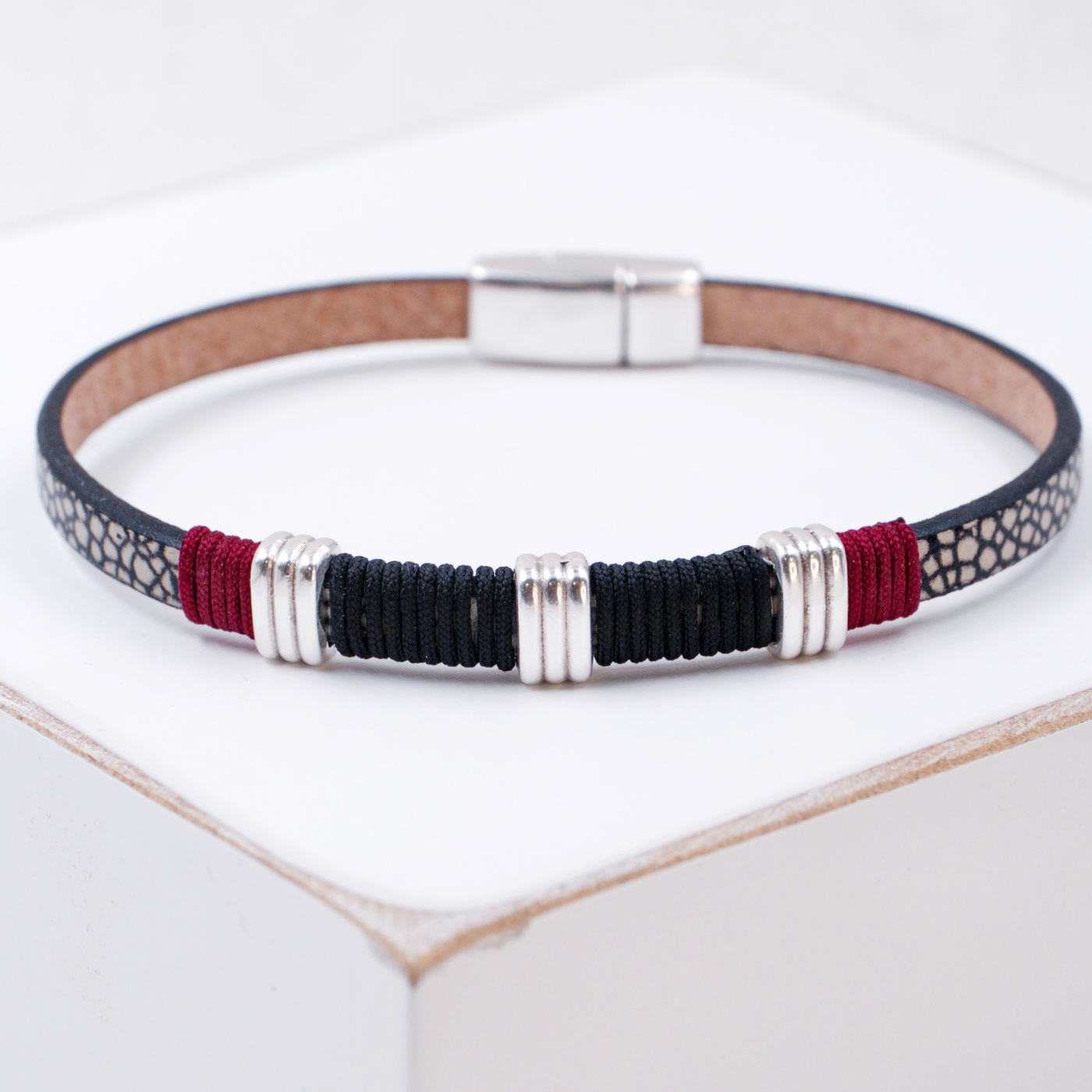 Leather Men's Bracelet — Bracelets from Toolittle — additional view 2