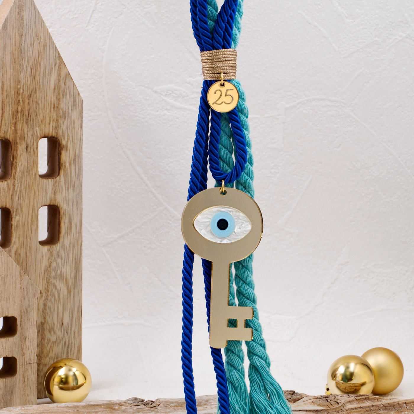 Hanging Lucky Charm with Key — Pendants & charms from Toolittle — additional view 3