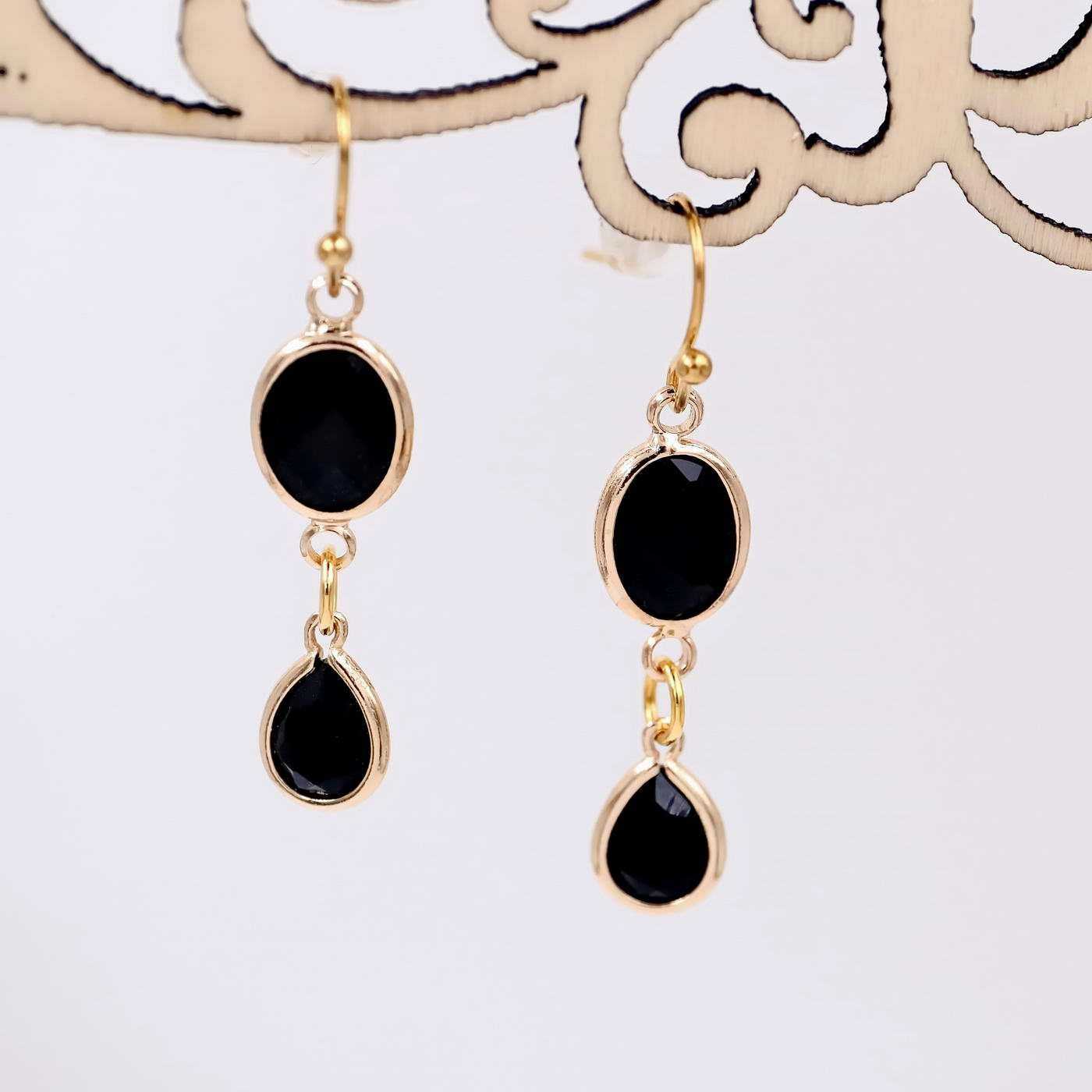 Earrings with Austrian crystals — Earrings from Toolittle — additional view 2