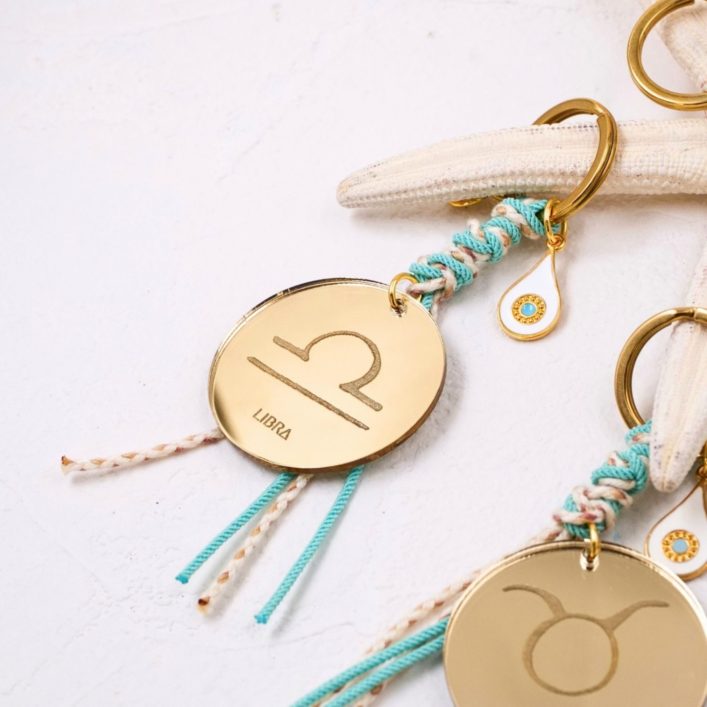 Air Signs Keychains (Gemini, Libra, Aquarius) — Pendants & charms from Toolittle — additional view 8