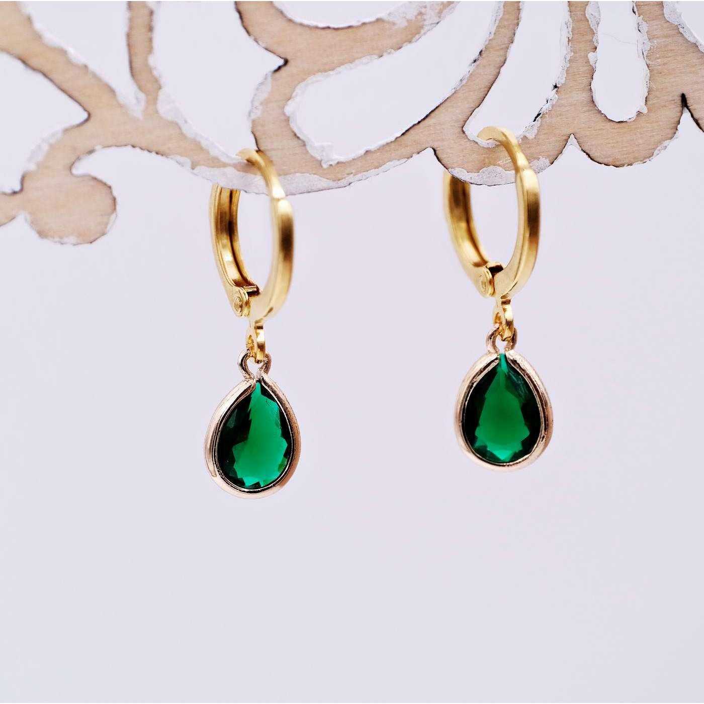 Earrings with Austrian crystals — Earrings from Toolittle — additional view 3