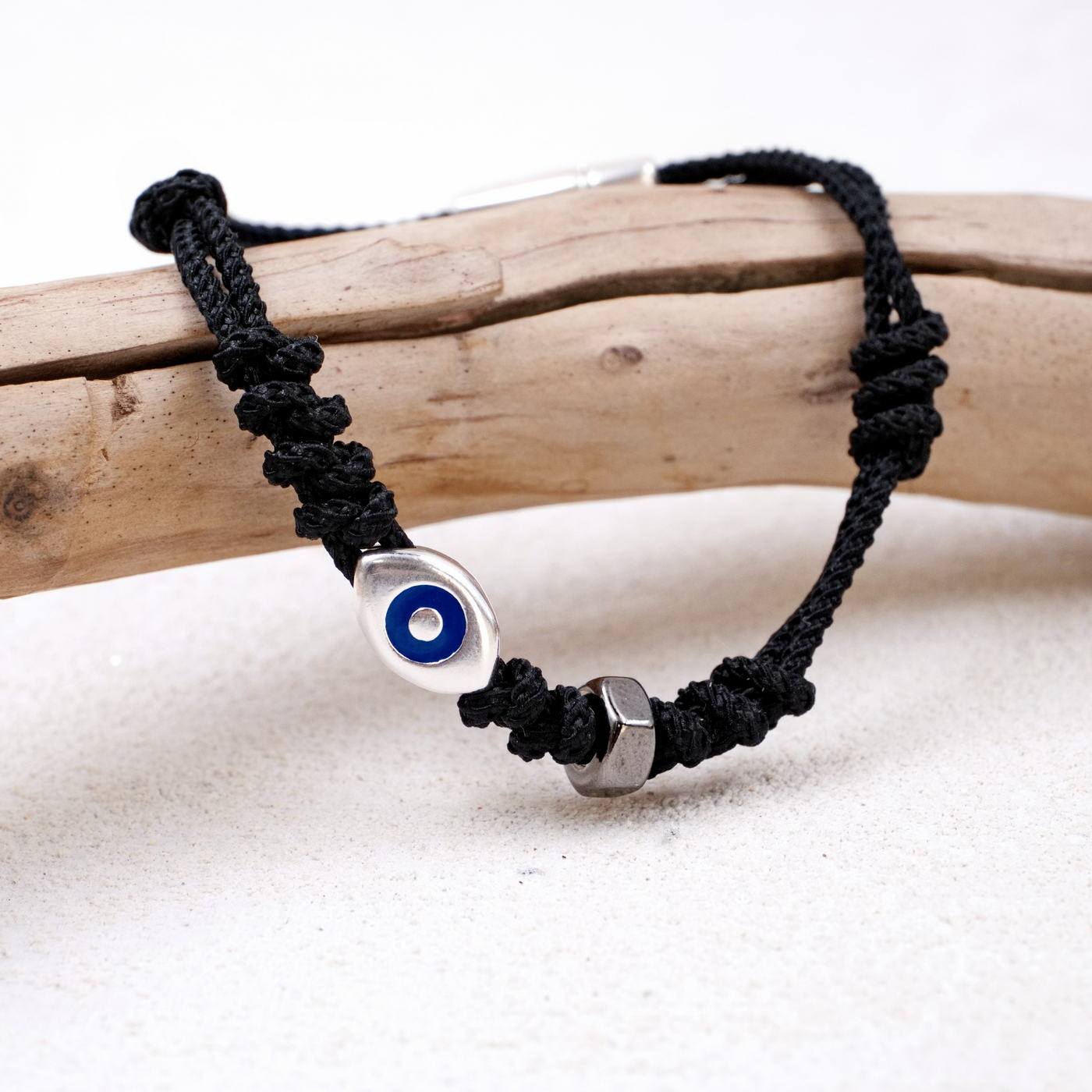 Men's Cord & Eye Bracelet