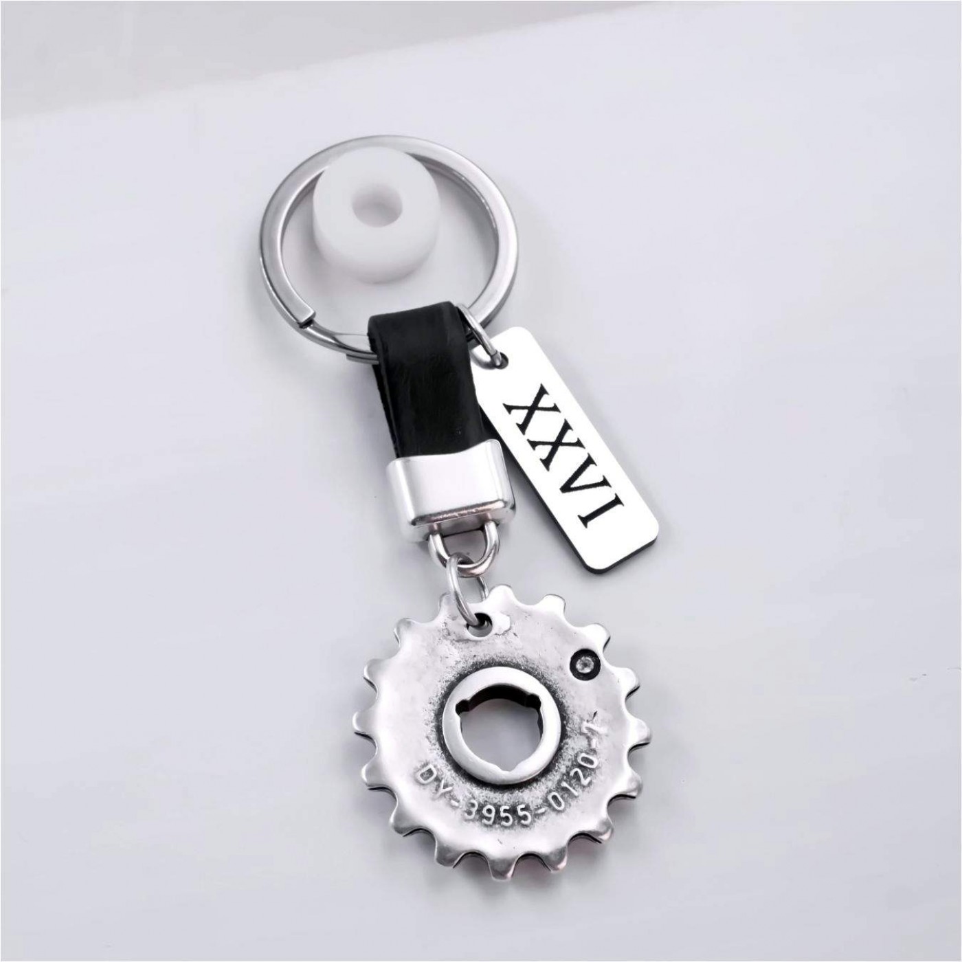 Men’s Lucky Keychain XXVI - Metal Gear — Pendants & charms from Toolittle — additional view 2