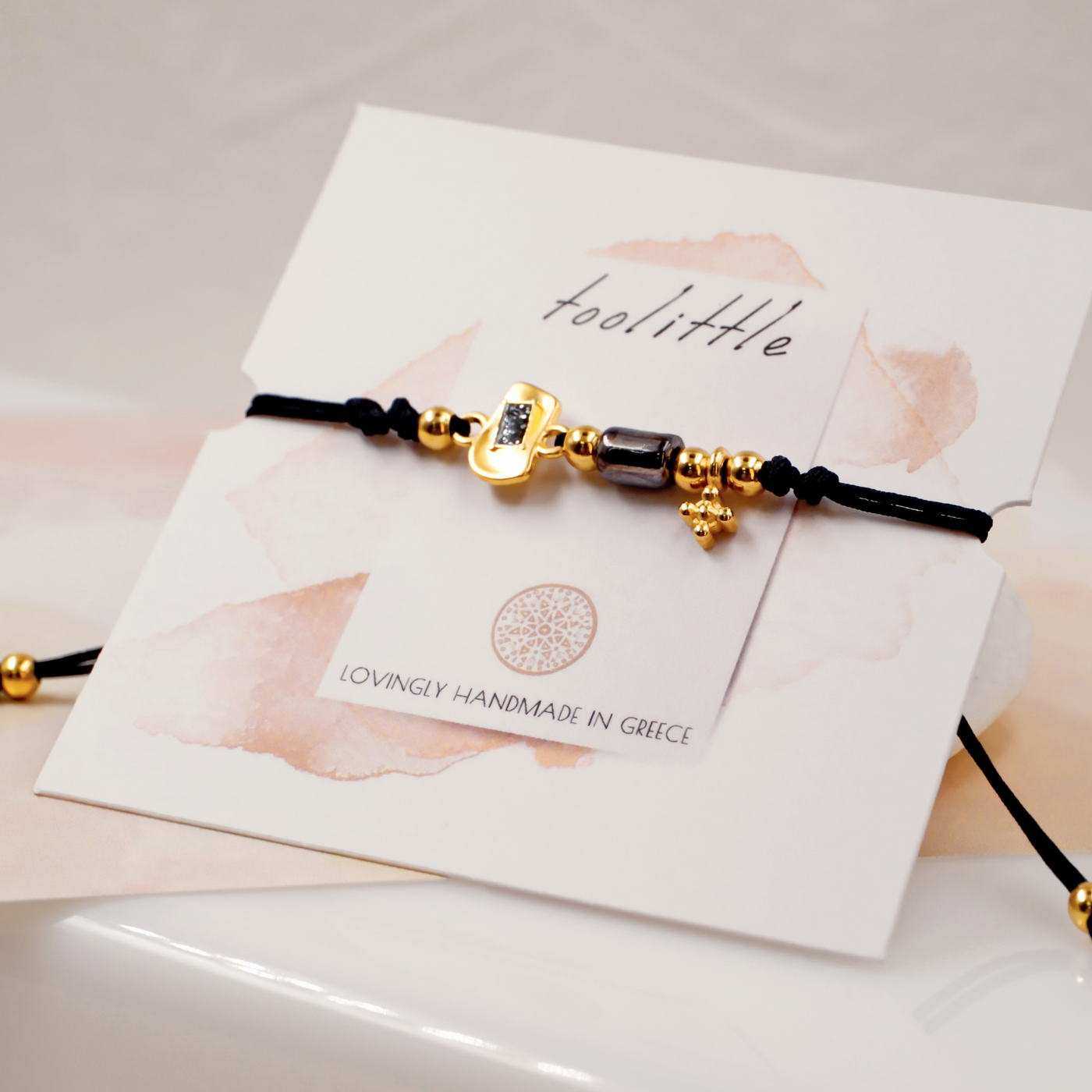Black Cord Makrame Bracelet — Bracelets from Toolittle — additional view 3