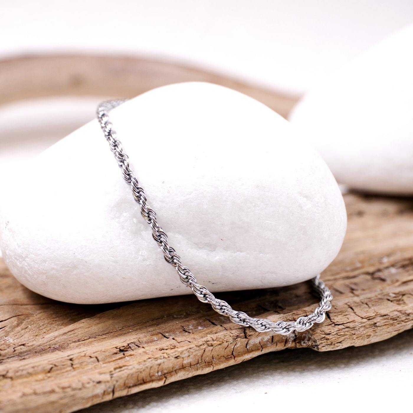 Inox Braided Chain Anklet — Anklets from Toolittle — additional view 2