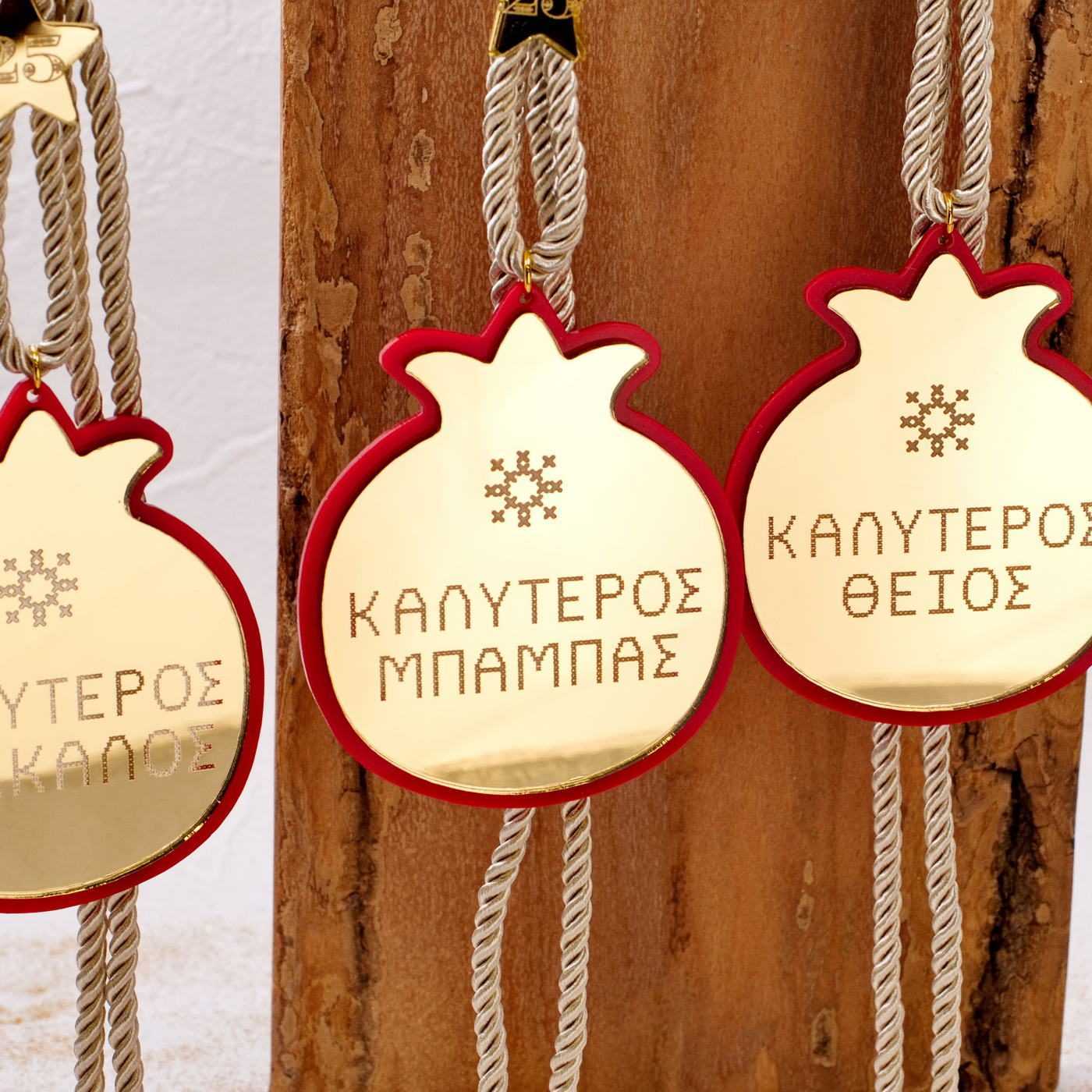 Men's Personalized Pomegranate Lucky Charm — Pendants & charms from Toolittle — additional view 2