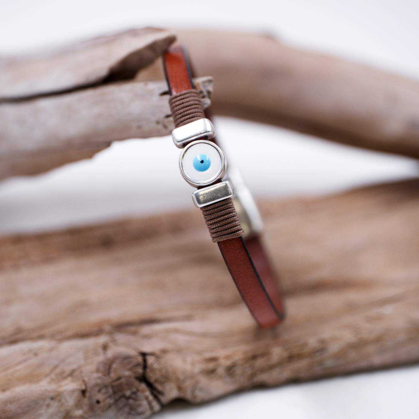 Men's Bracelet with Evil Eye — Bracelets from Toolittle — additional view 4
