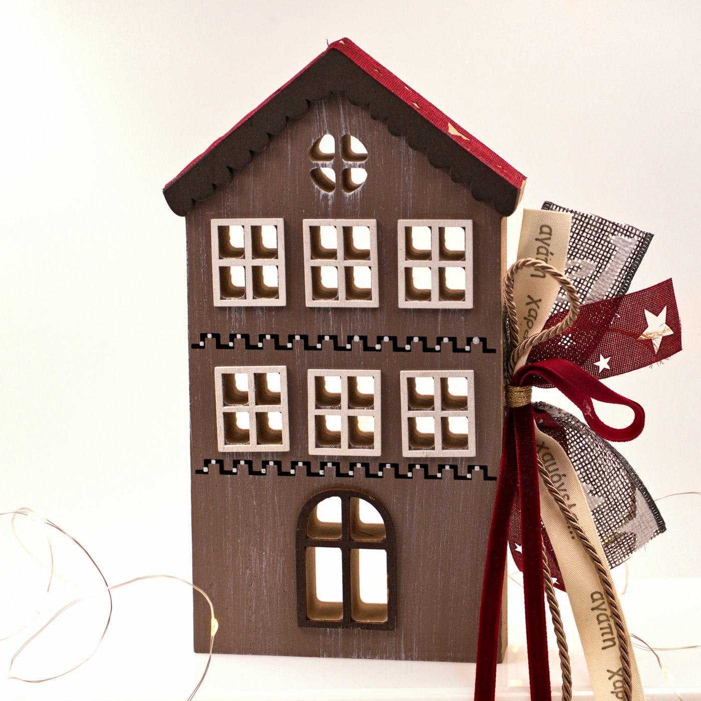 Lucky Charm Wooden House "Scandi Christmas"