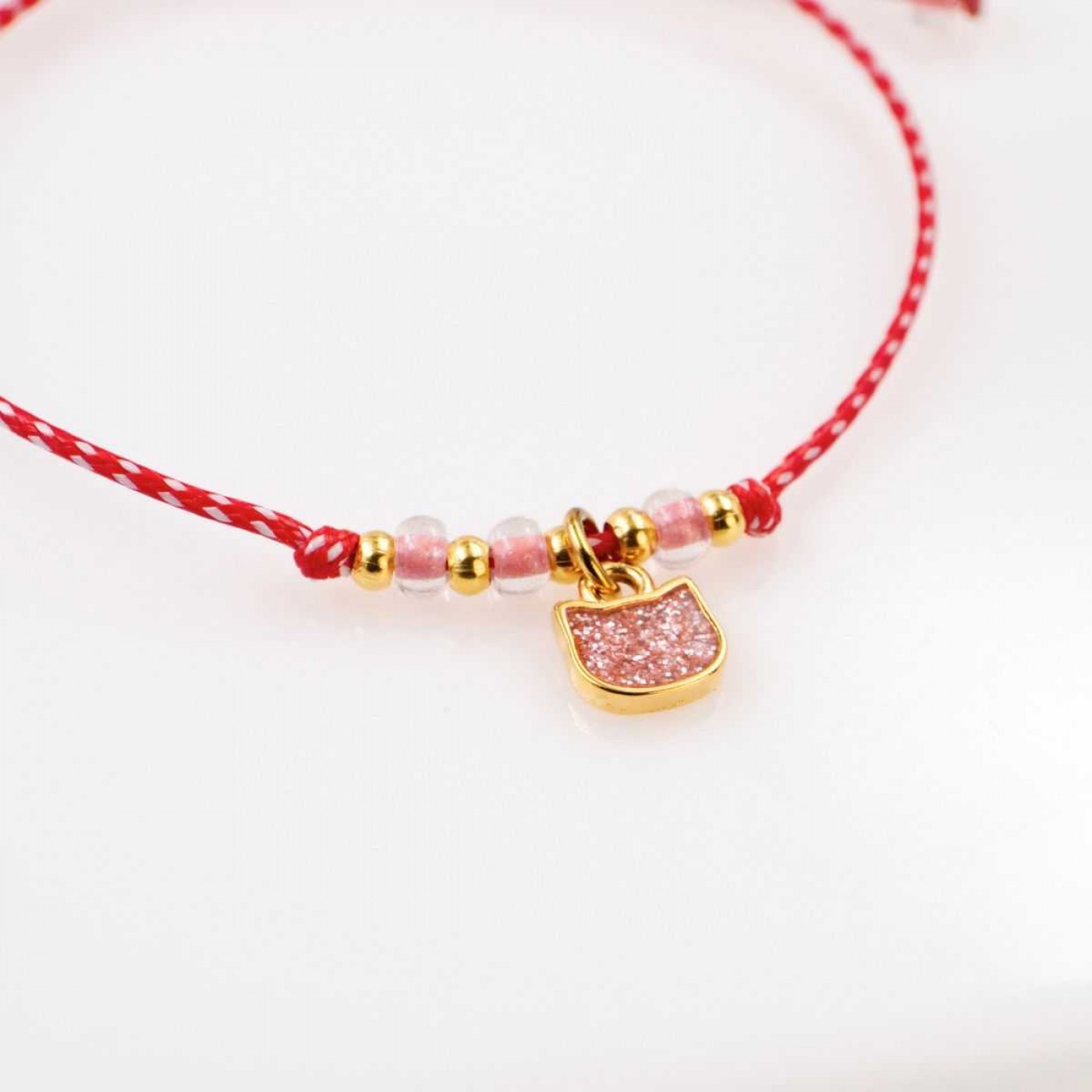 Glittered Cat Women’s Martaki Bracelet | Handmade — Bracelets from Toolittle — additional view 2