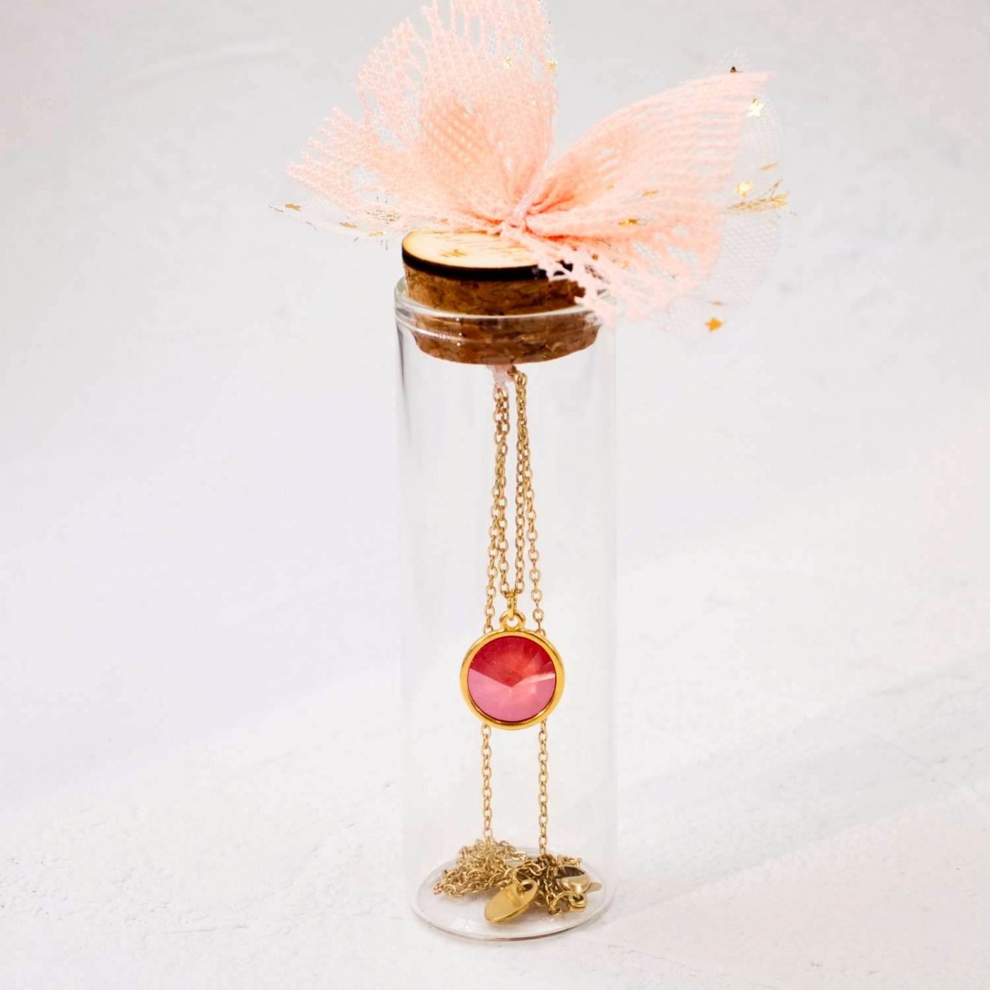 Swarovski Crystal Bottle Necklace — Necklaces from Toolittle — additional view 2