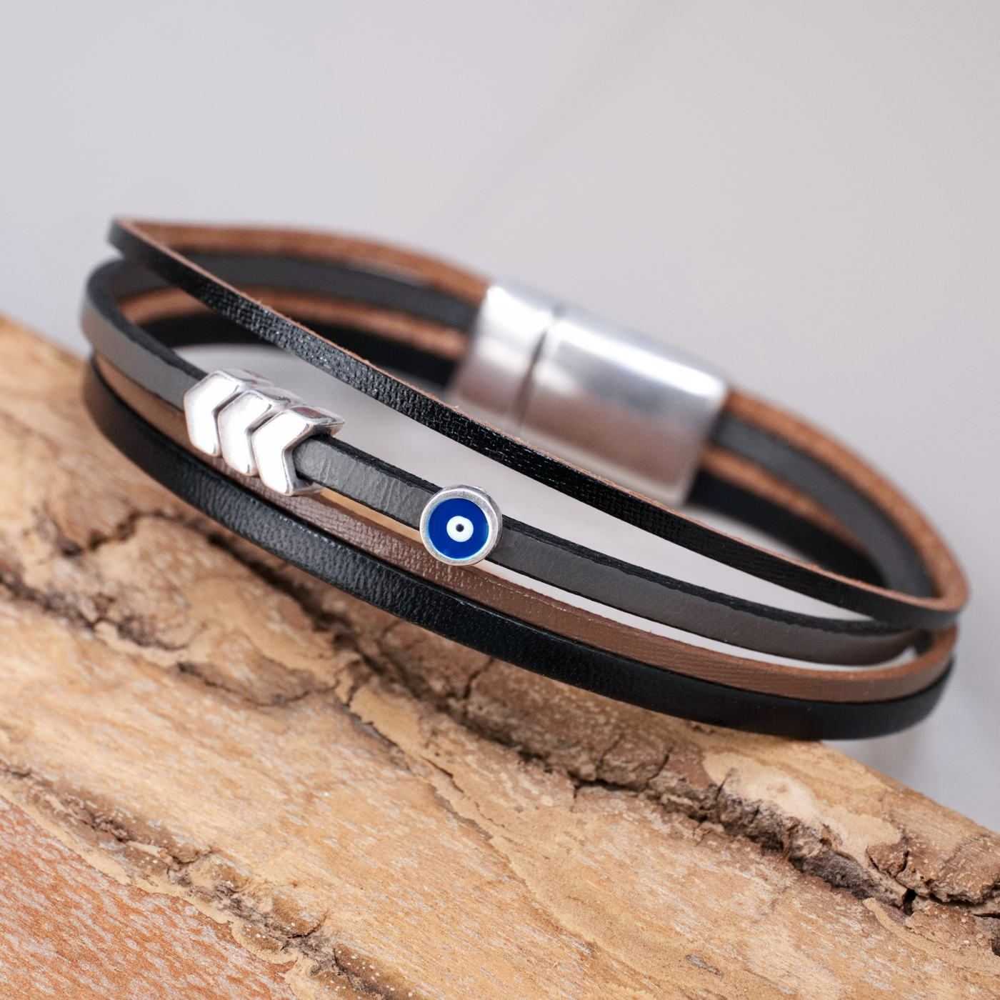 Direction Leather Men's Bracelet — Bracelets from Toolittle — additional view 2