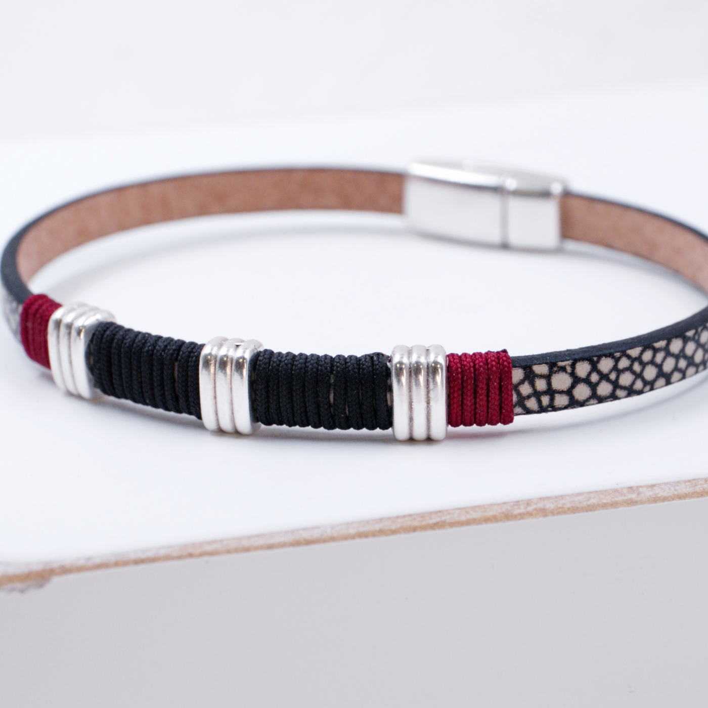 Leather Men's Bracelet — Bracelets from Toolittle — additional view 4