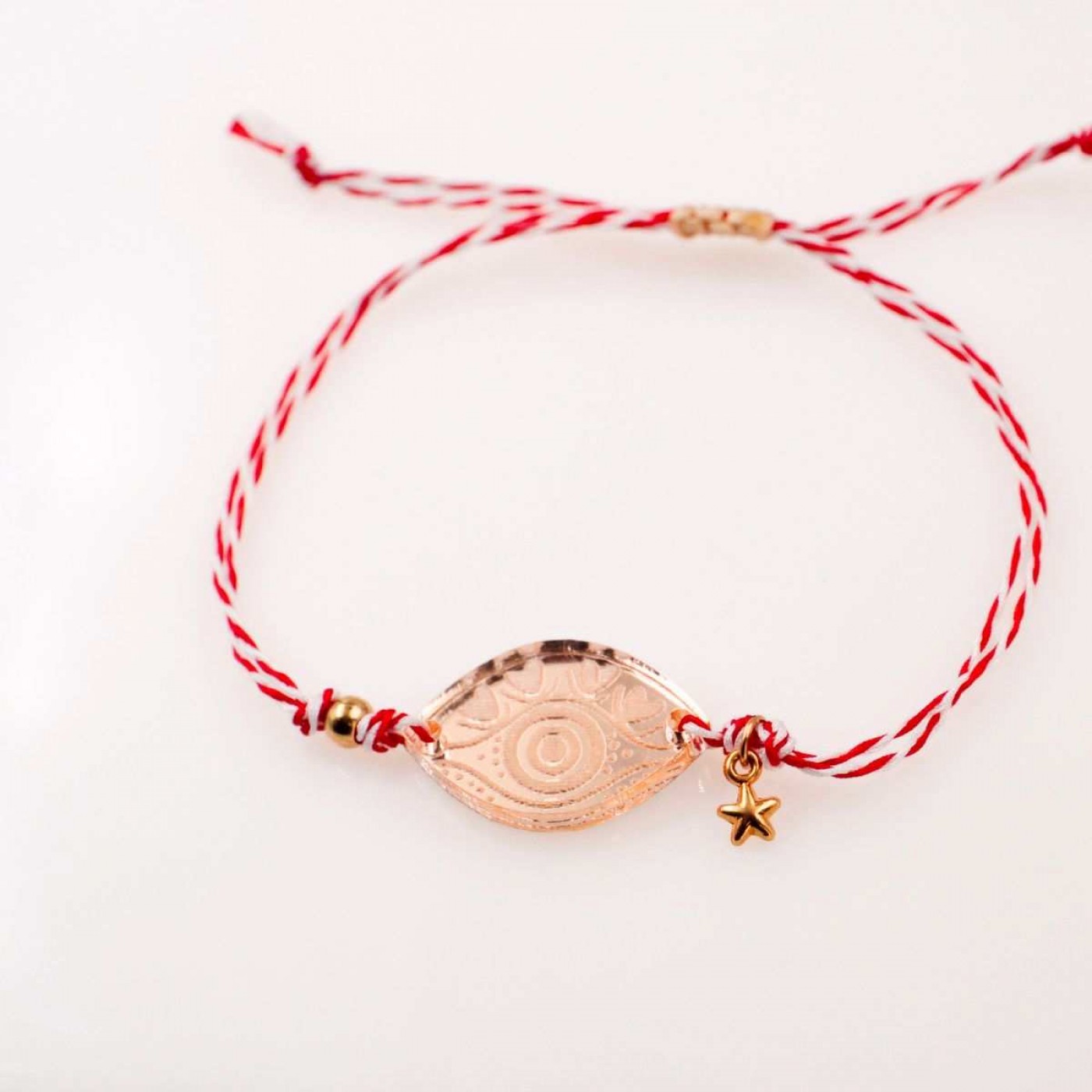 Women’s Martaki Bracelet: Plexiglass Evil Eye — Bracelets from Toolittle — additional view 4