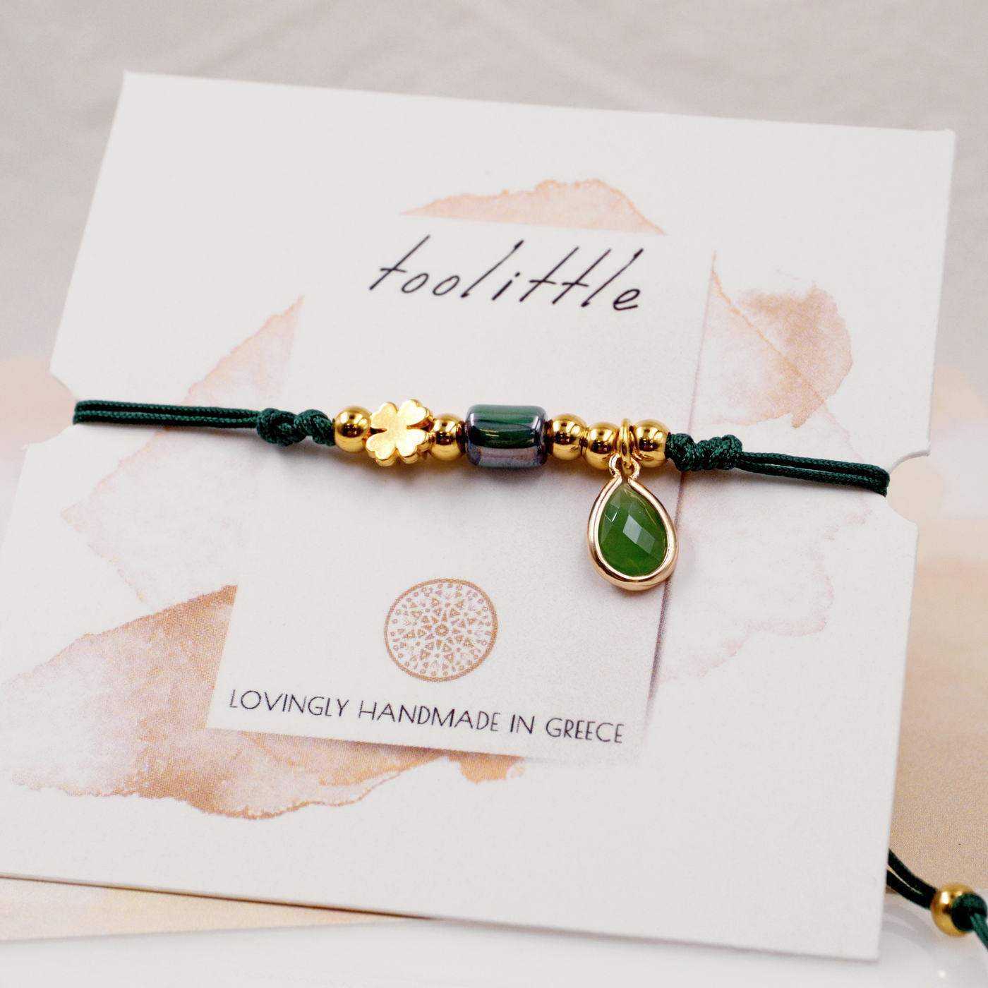 Green Cord Makrame Bracelet — Bracelets from Toolittle — additional view 2