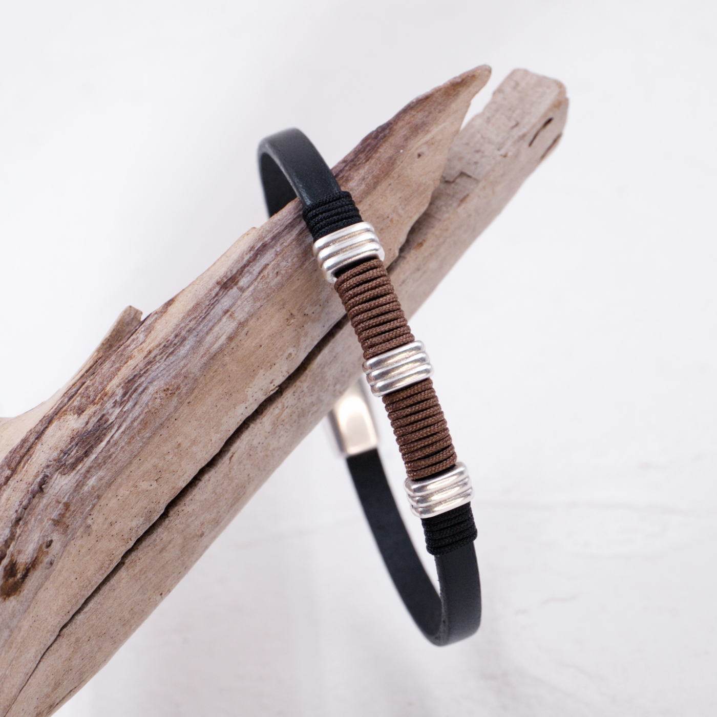 Leather Men's Bracelet — Bracelets from Toolittle — additional view 2