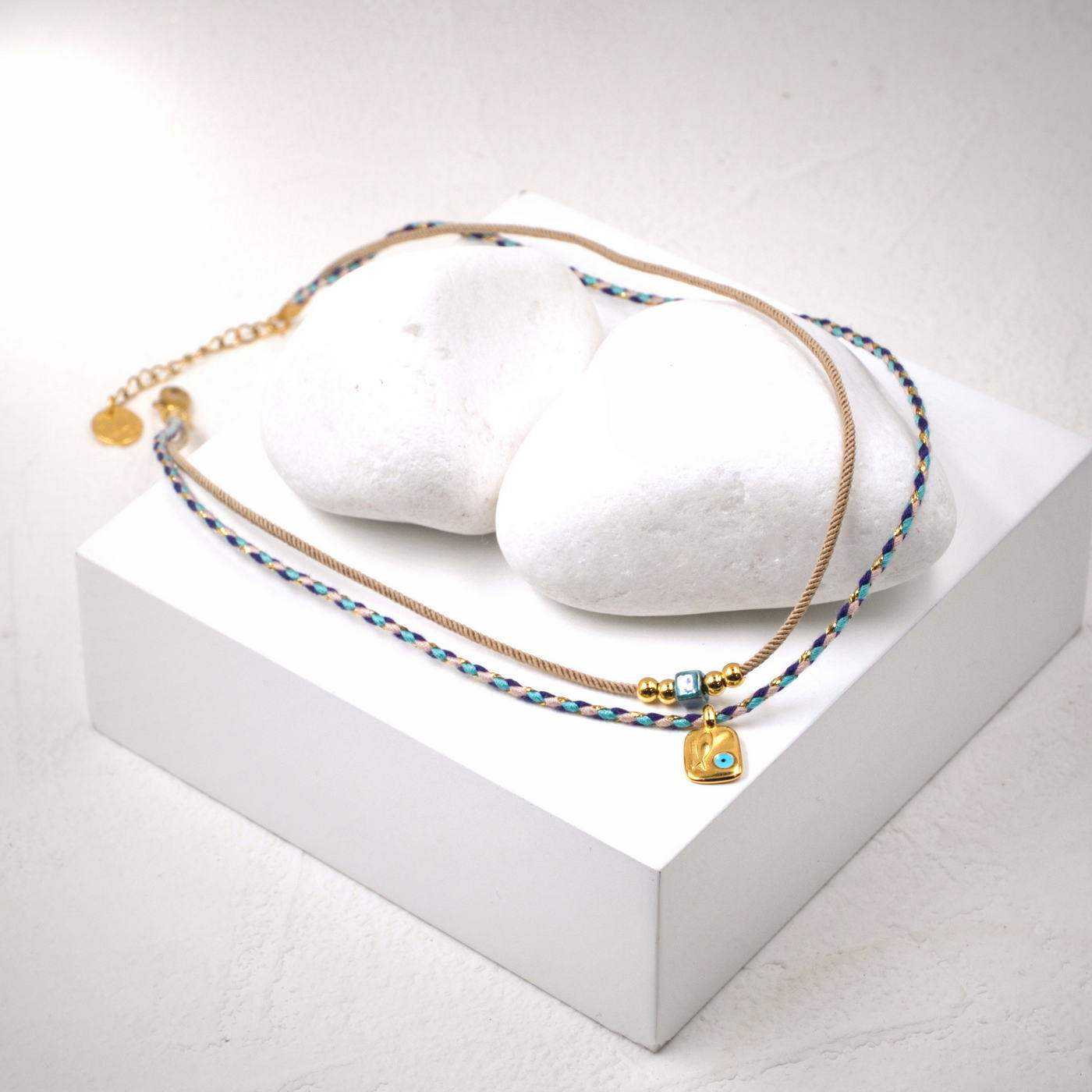 Fish Evil Eye Short Necklace — Necklaces from Toolittle — additional view 3