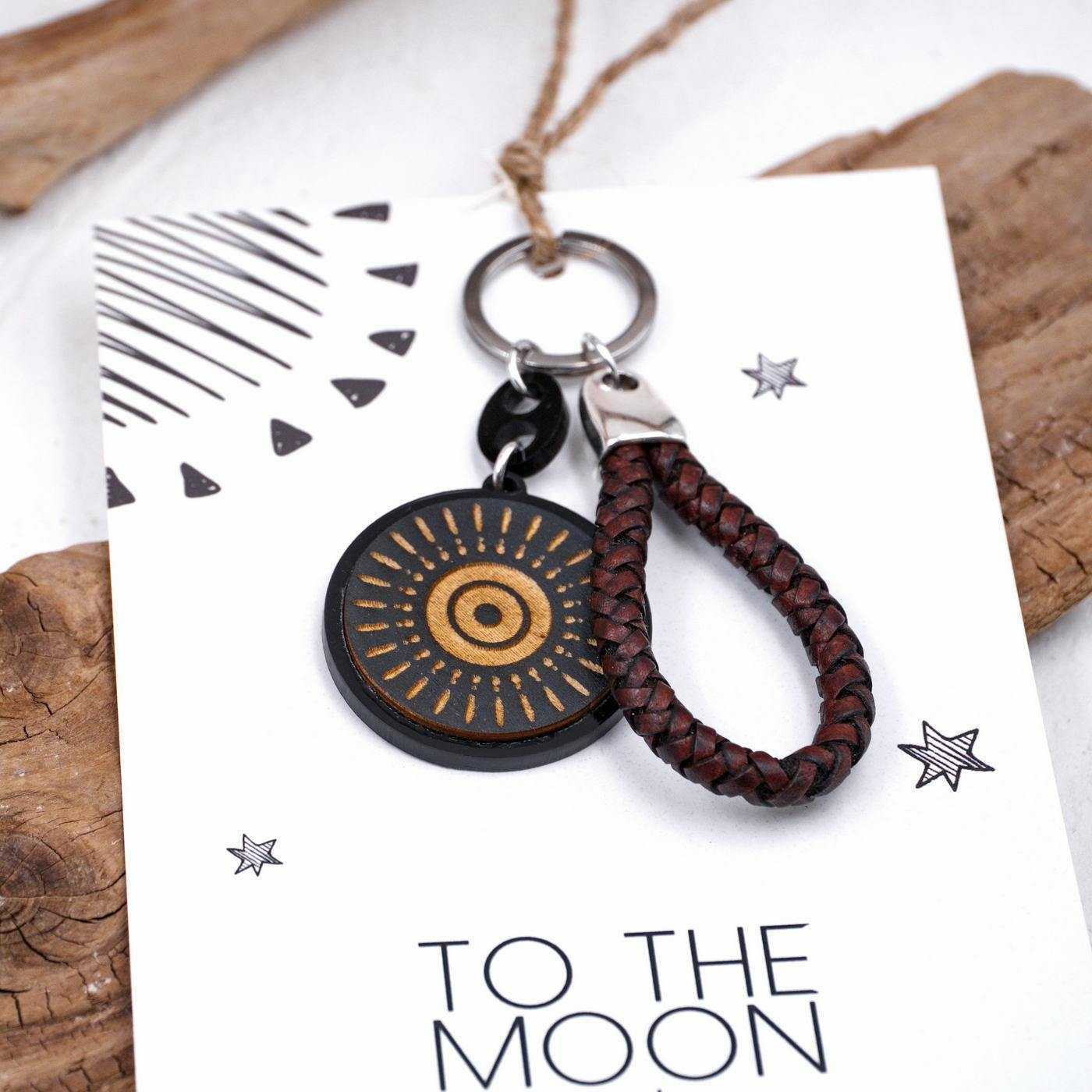 Evil Eye Men's Keychain — Pendants & charms from Toolittle — additional view 2