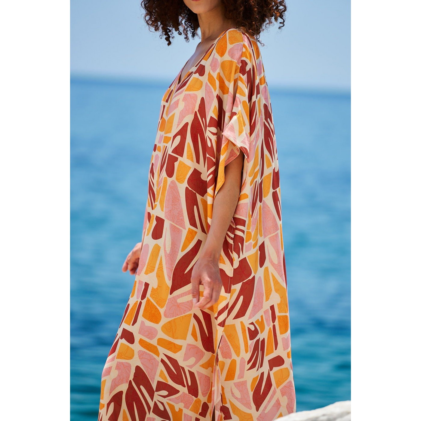 KOKKOSAMMOU Maxi caftan Naxos — Dresses from Toolittle — additional view 5