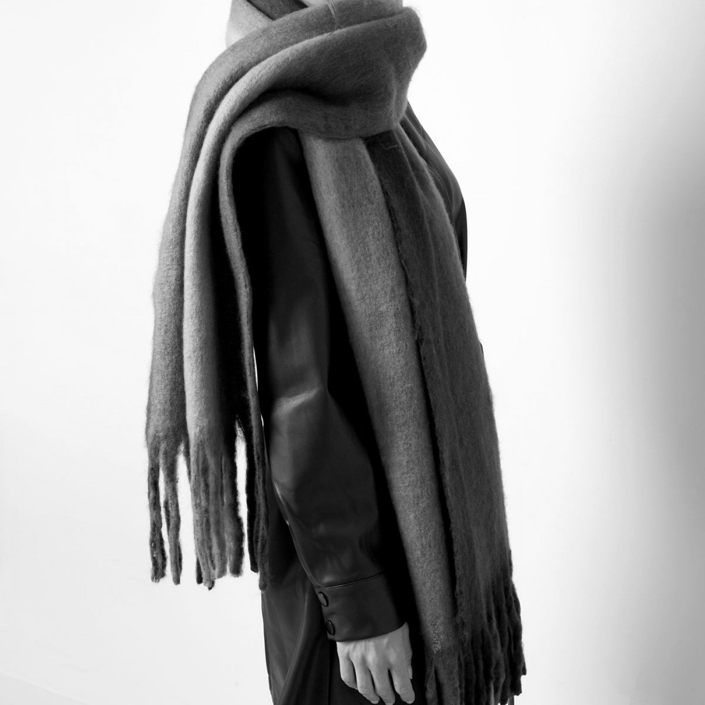 Winter Scarf with Fringe — Scarves & wraps from Toolittle — additional view 2