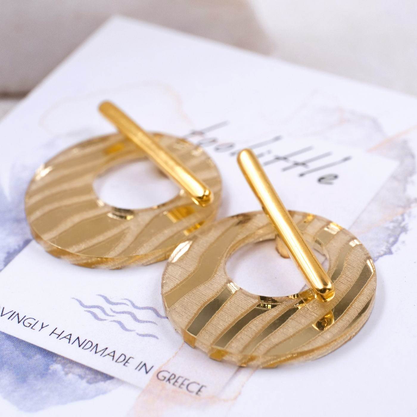 Plexiglass Double-side Earrings — Earrings from Toolittle — additional view 4