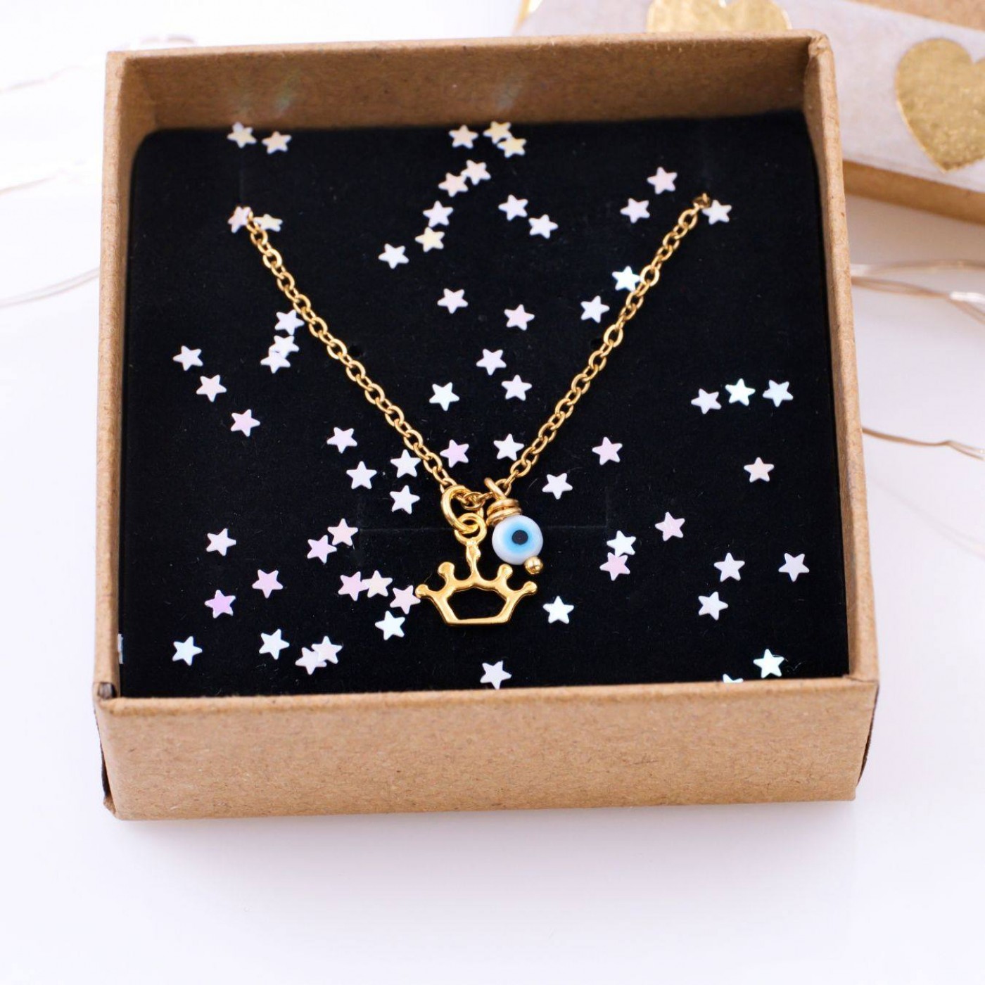 Kids’ Necklace Stainless Steel & Silver - Crown — Necklaces from Toolittle — additional view 7